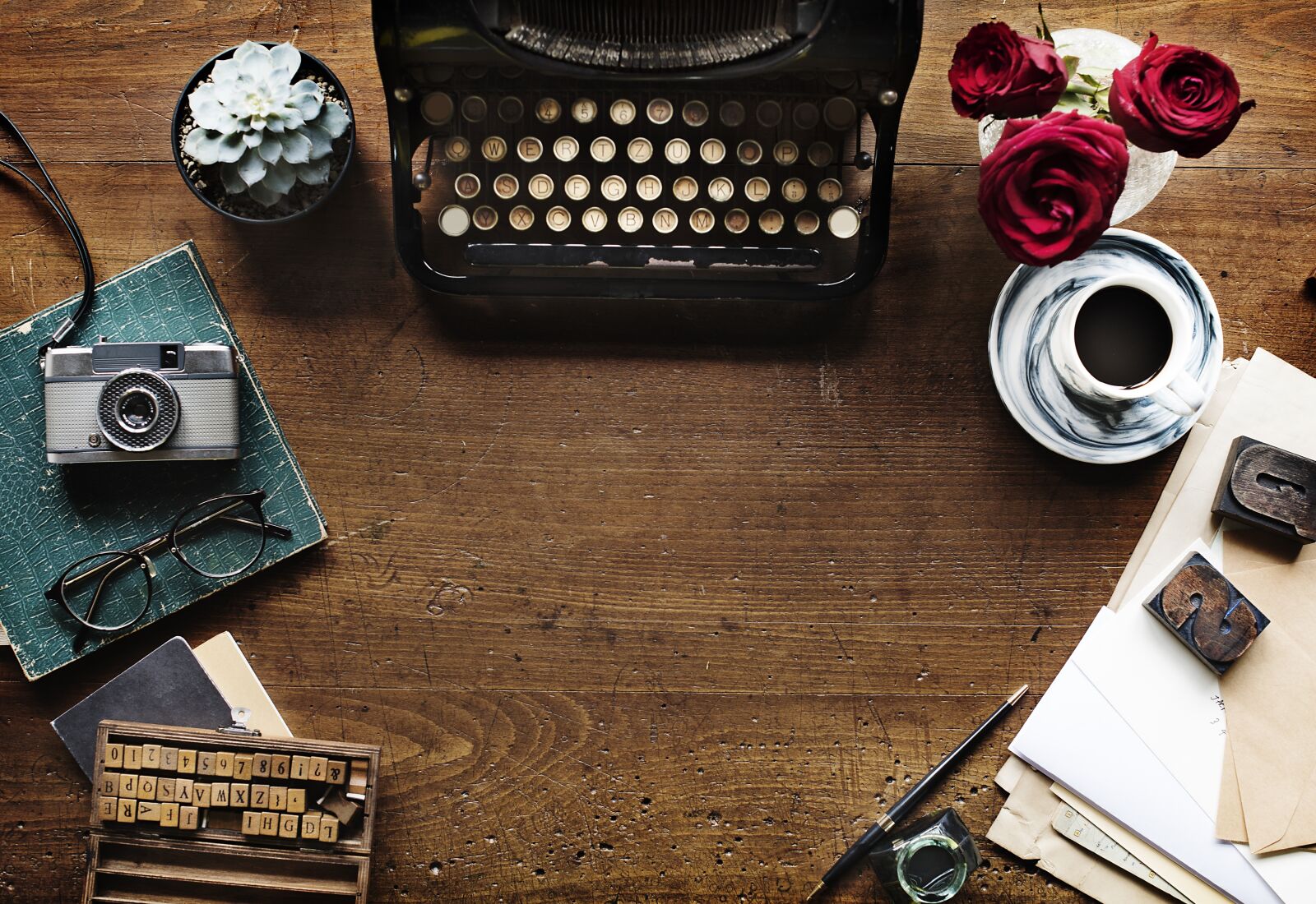 Nikon D810 sample photo. Typewriter, alphabet, vintage photography