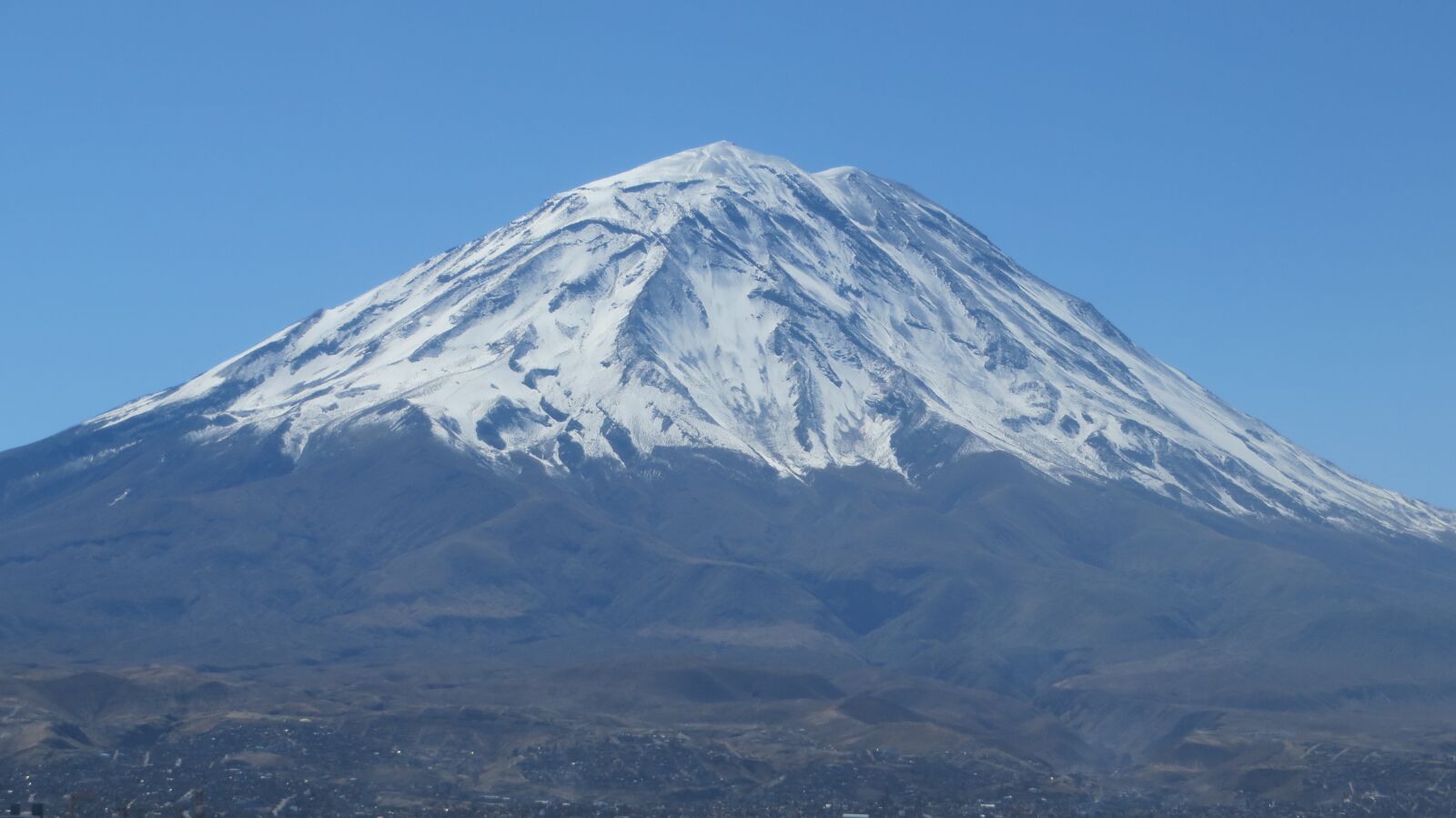 Canon PowerShot SX270 HS sample photo. Arequipa, peru, misti photography