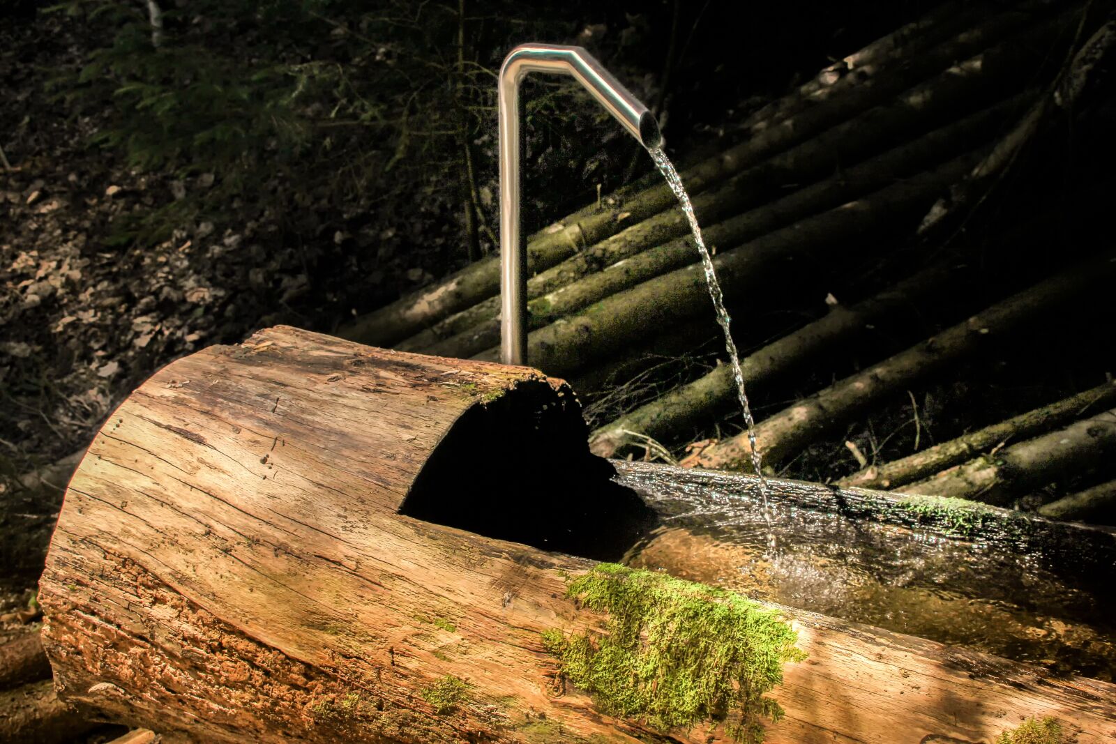 Canon EOS 60D sample photo. Water trough, nature, fountain photography