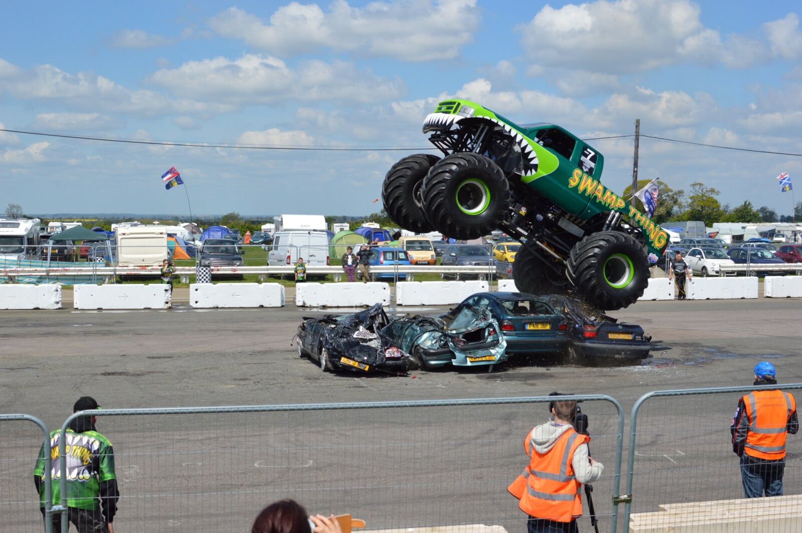 Nikon D3200 sample photo. Monster truck, santa pod photography
