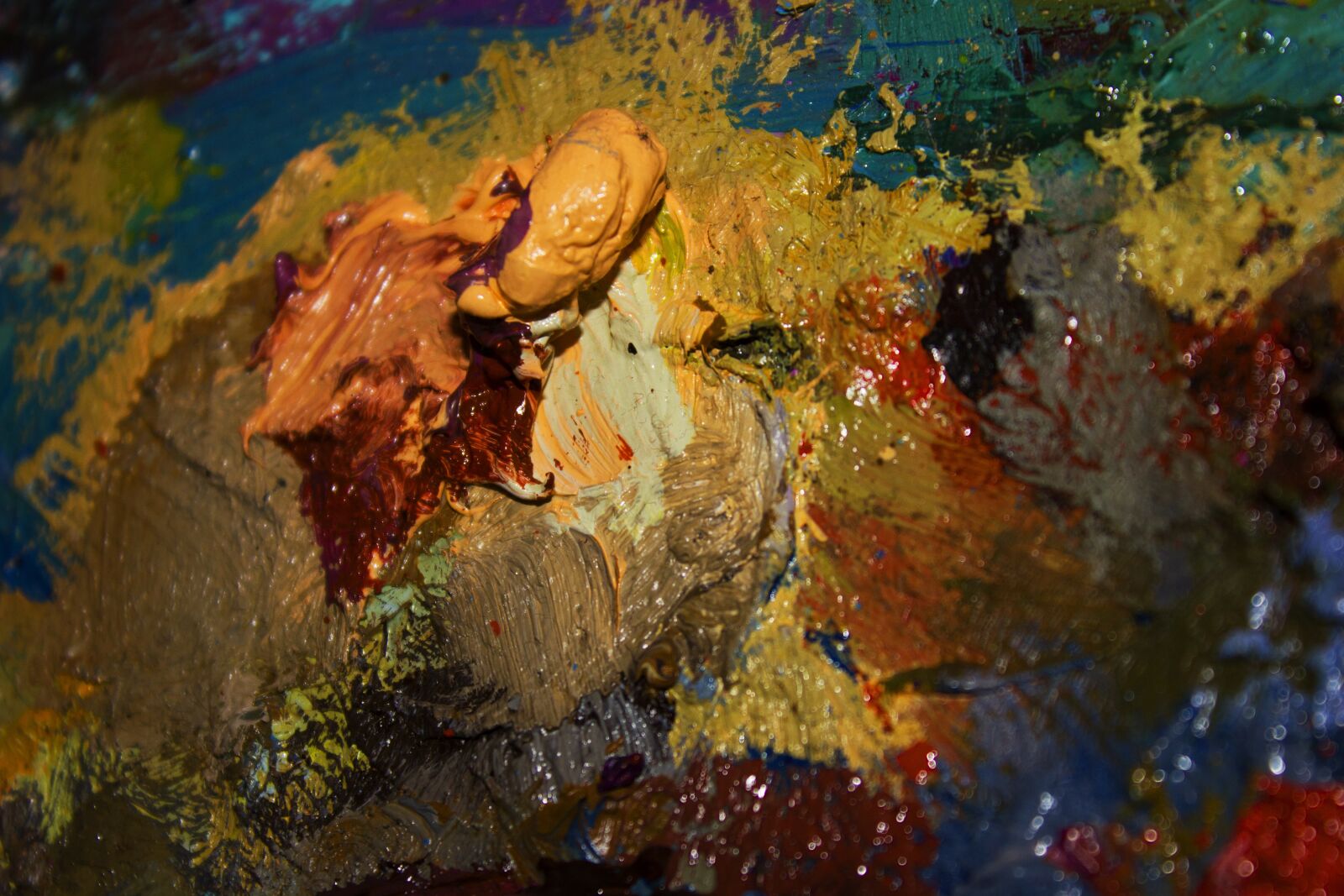 Canon EOS 550D (EOS Rebel T2i / EOS Kiss X4) sample photo. Palette, paint, painting photography
