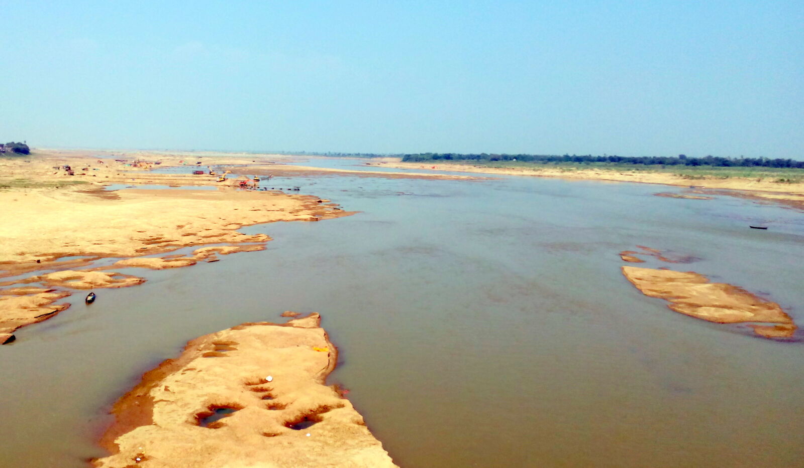 Micromax Canvas Spark sample photo. River, sand photography