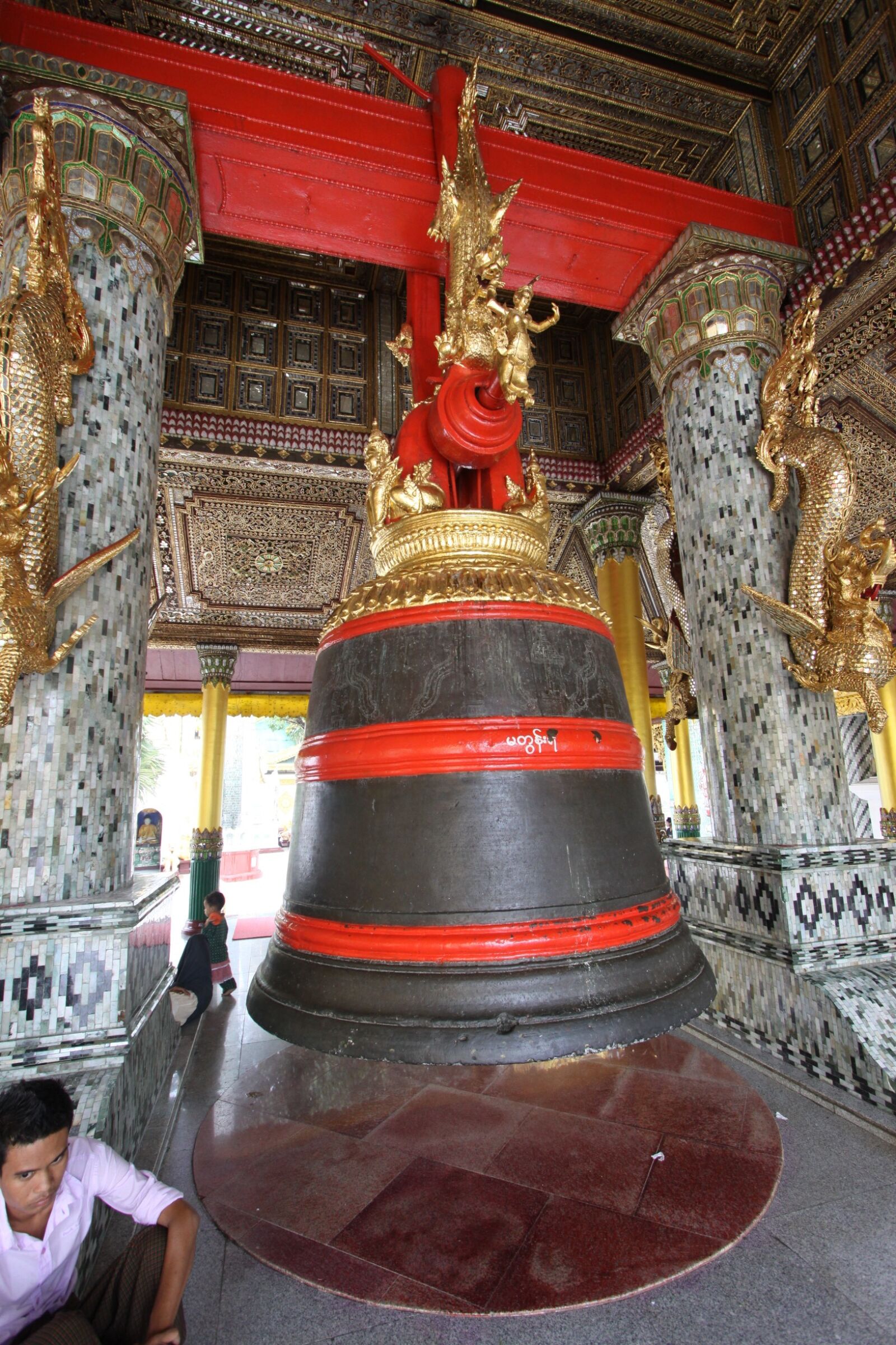 Canon EOS 50D sample photo. Bell, shwedagon, golden pagoda photography
