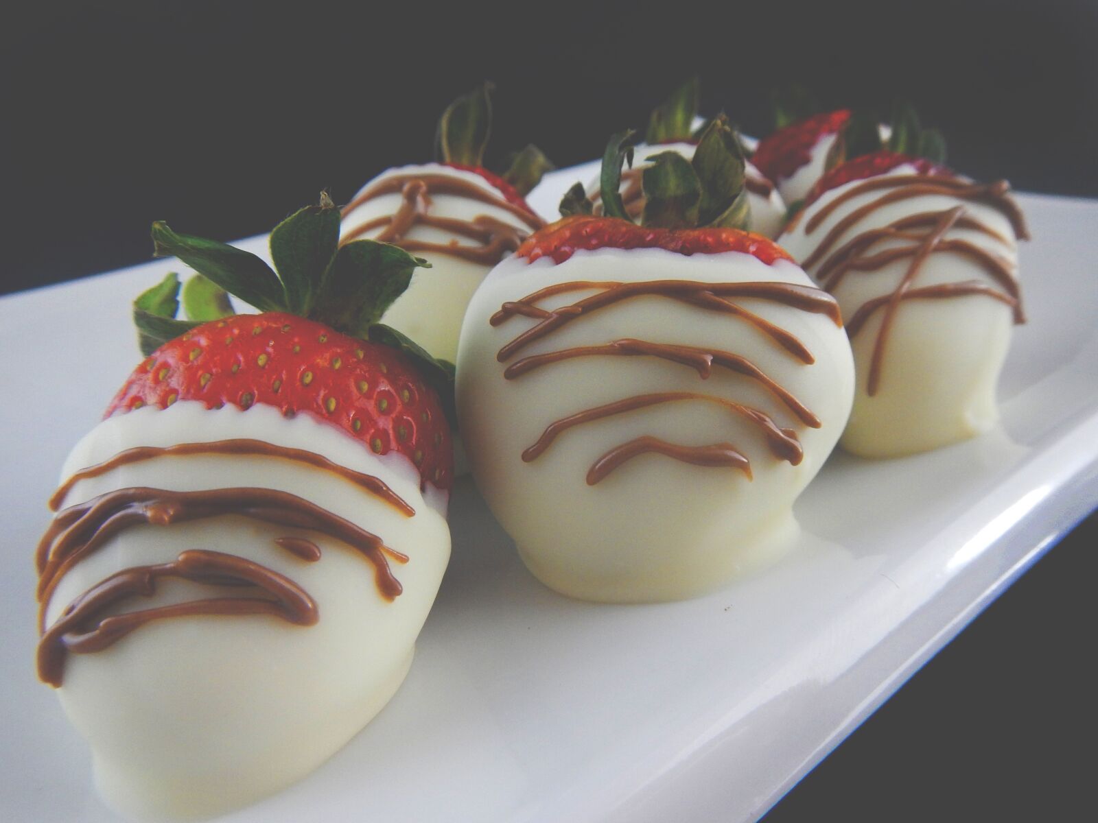 Nikon Coolpix AW110 sample photo. Strawberries, chocolate, dessert photography