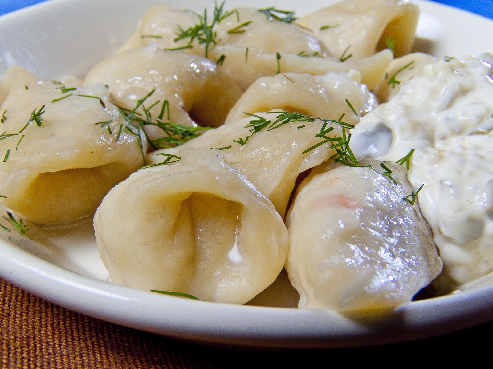 Sony DSC-F828 sample photo. Pelmeni, food, fish dishes photography