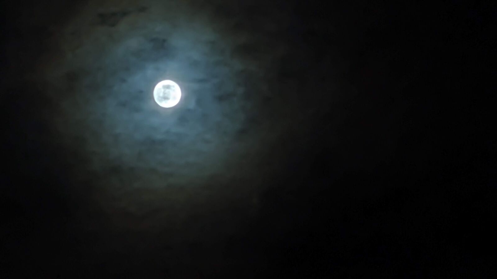 Google Pixel 3a sample photo. Full moon, night, sky photography