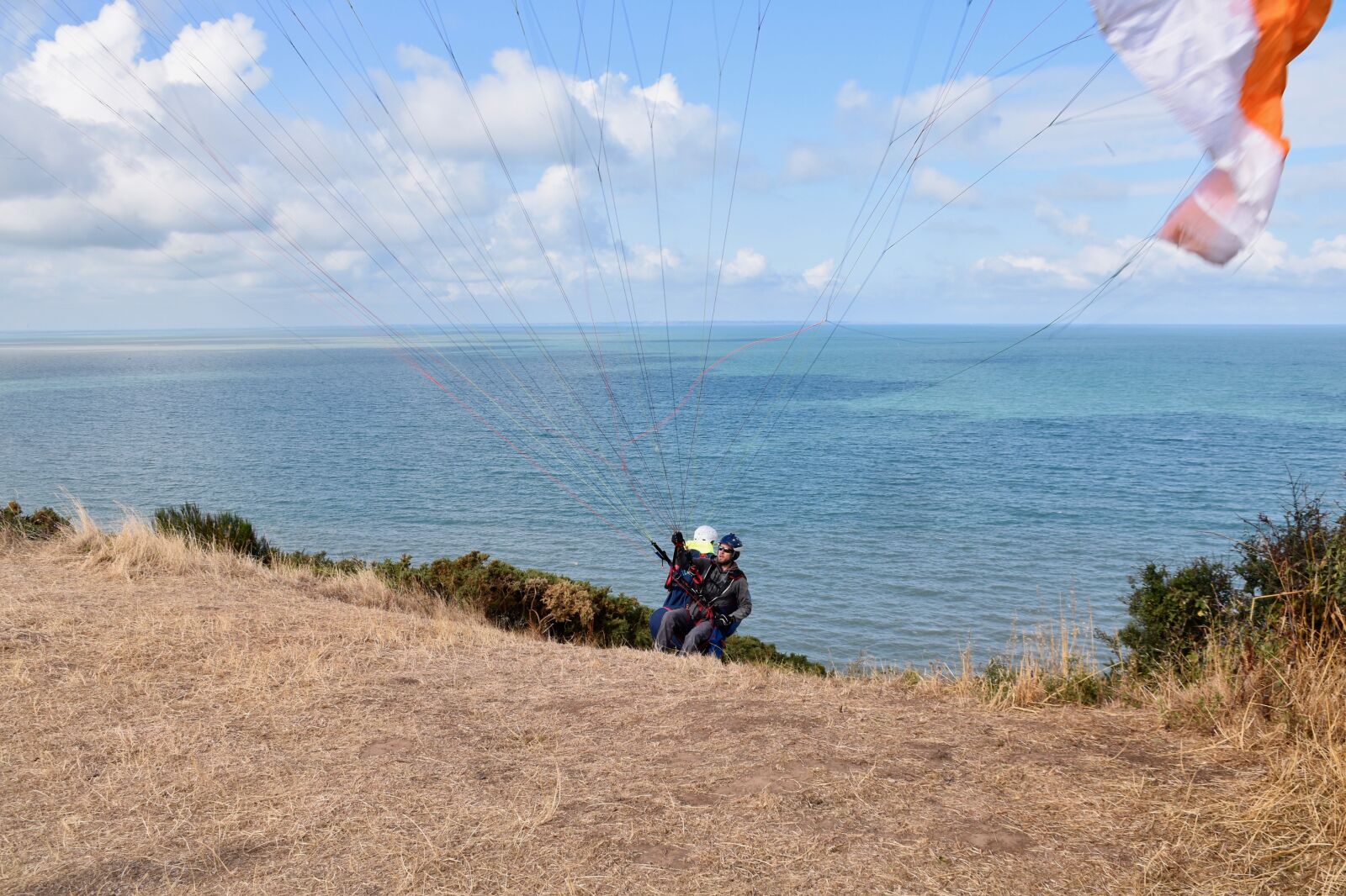 Nikon D5600 sample photo. Paragliding flight, harness-paraglider, take photography