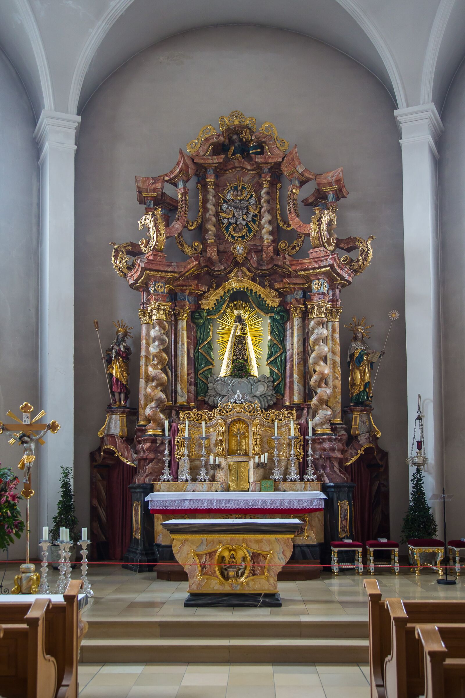 Canon EF 24-105mm F4L IS USM sample photo. Bodenmais, assumption, parish church photography