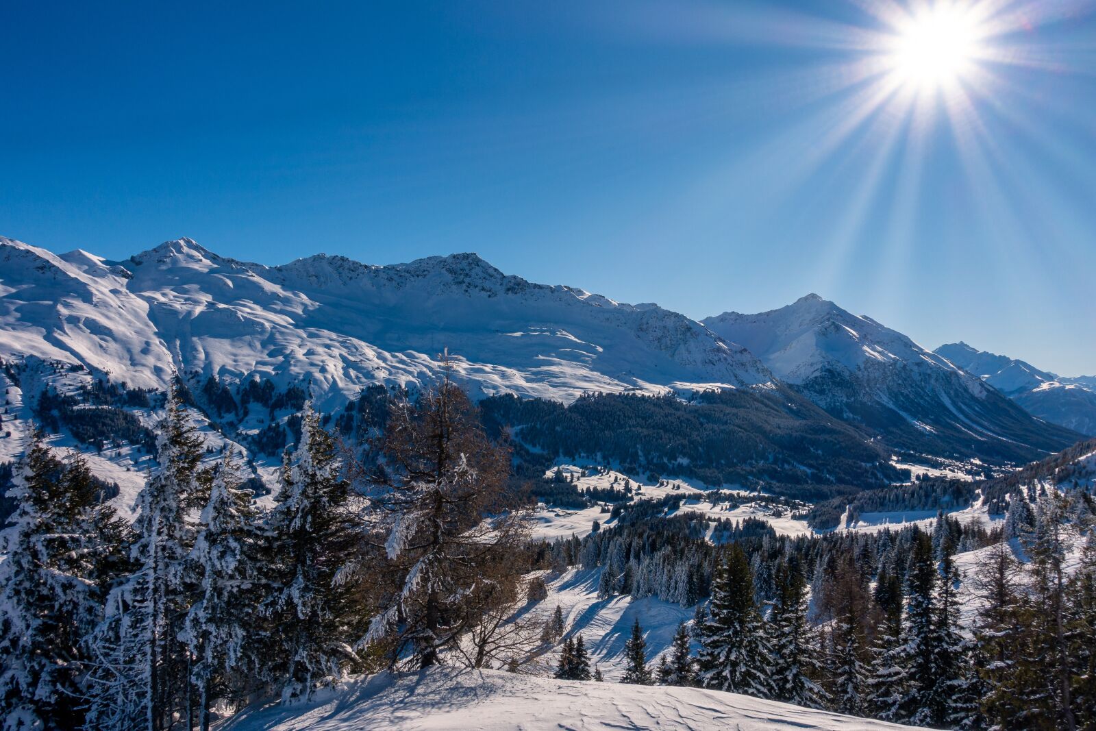 Sony Cyber-shot DSC-RX100 III sample photo. Lenzerheide, ski area, winter photography