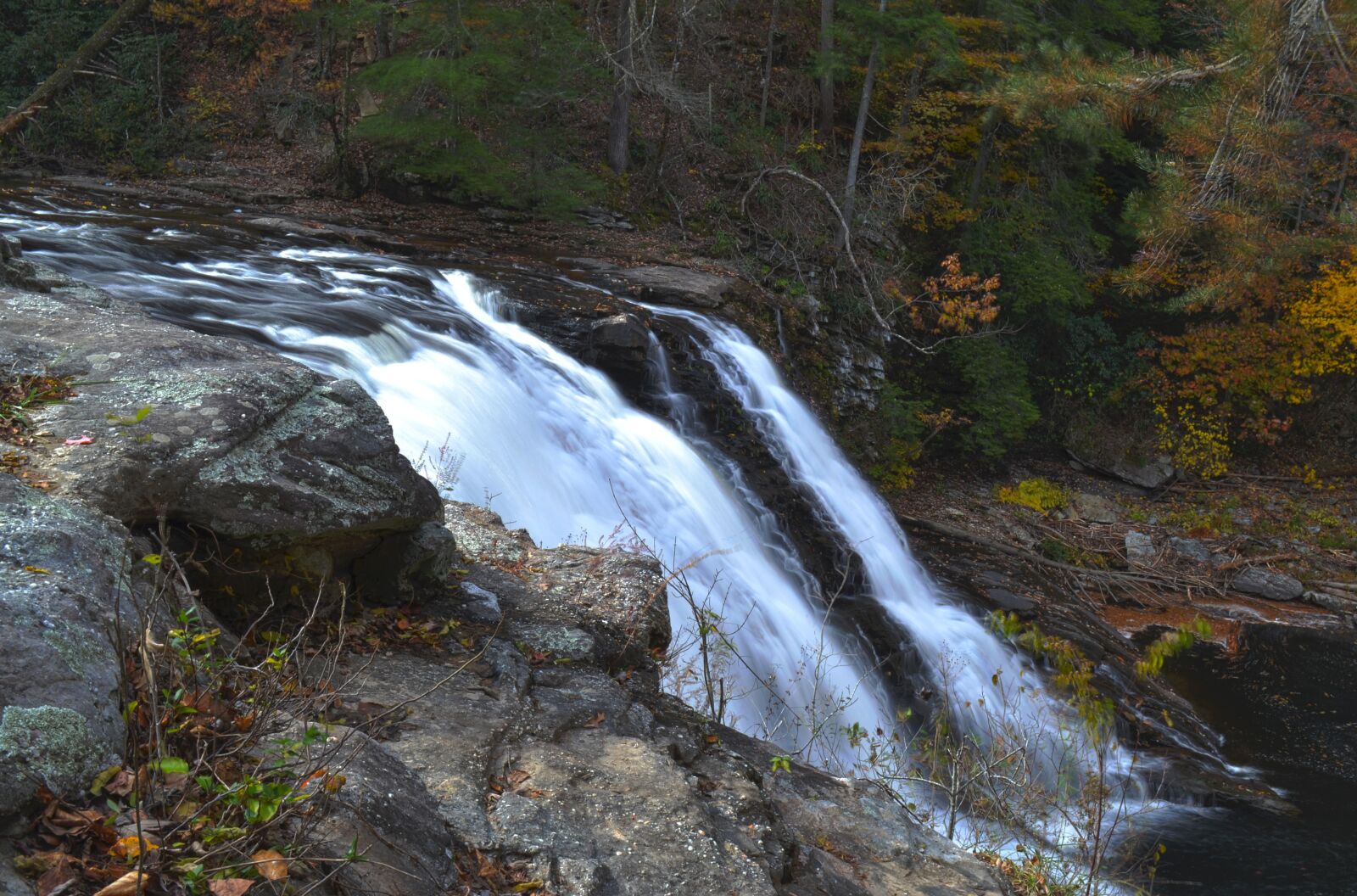 Nikon D3100 sample photo. Water, fall, creek photography