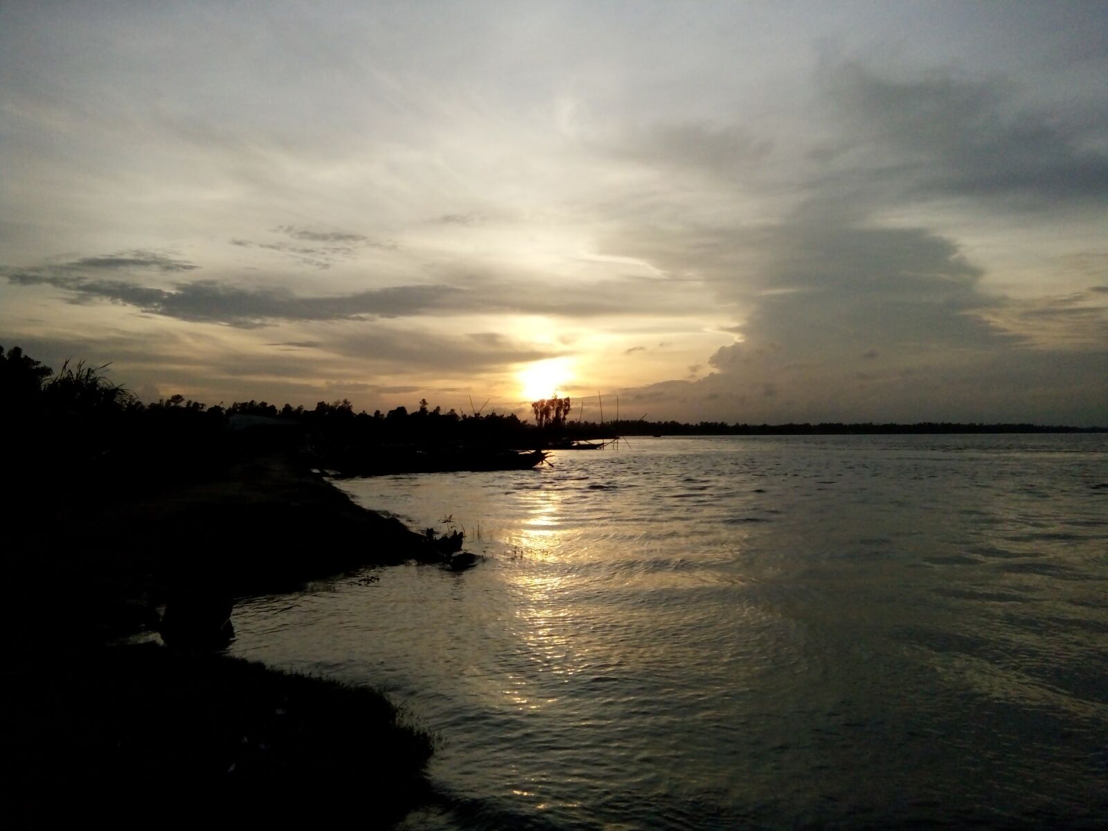 OPPO A1603 sample photo. River, sunset, jamunariver photography