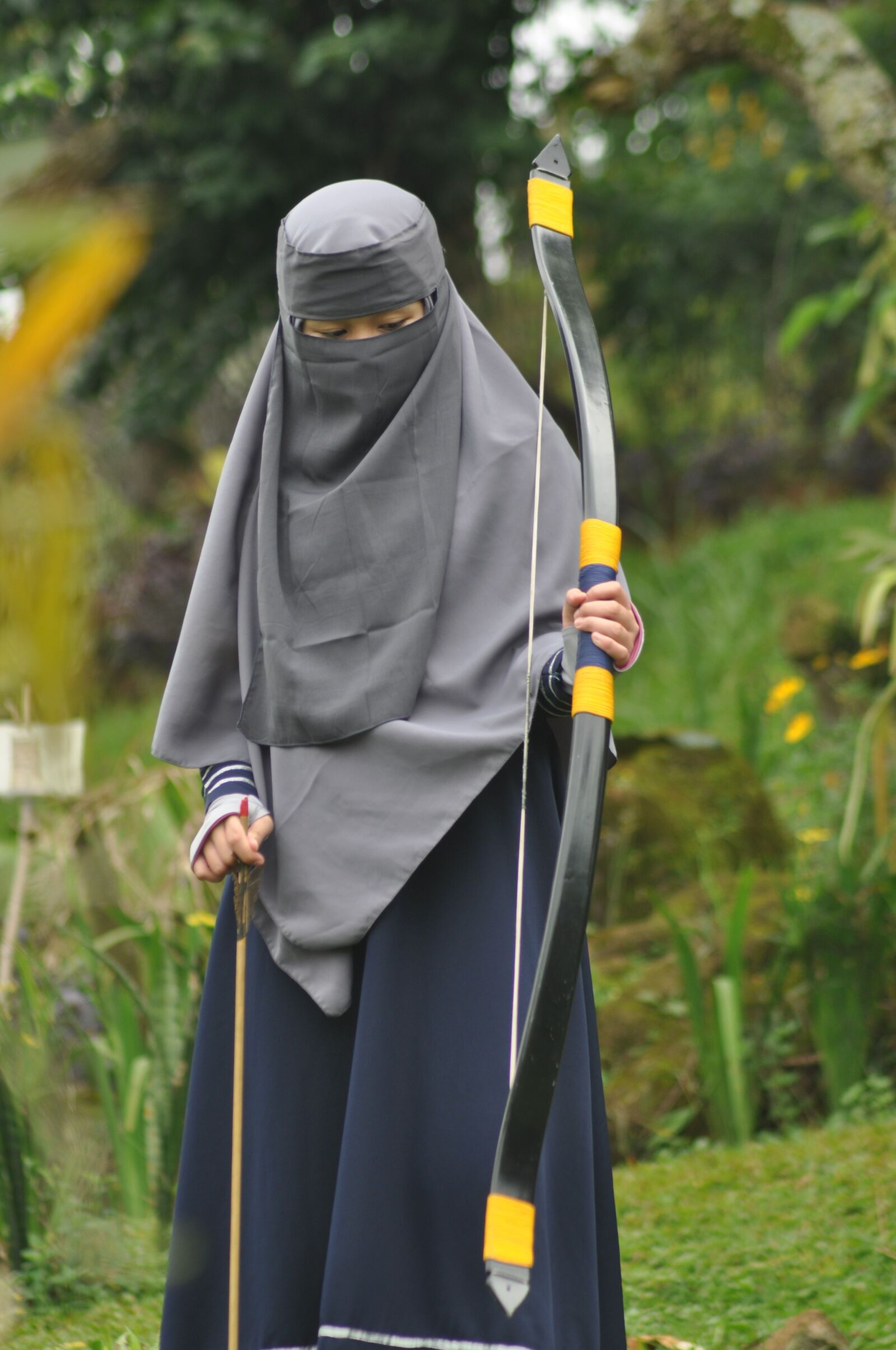 Nikon D90 sample photo. Woman, hijab, women photography