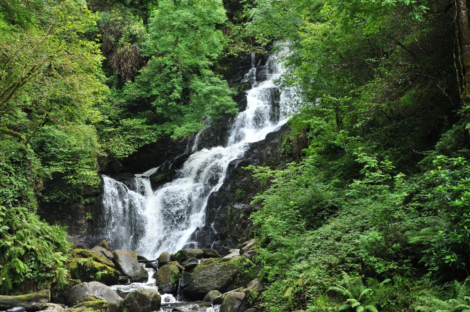 Nikon D90 sample photo. Waterfall, nature, green photography