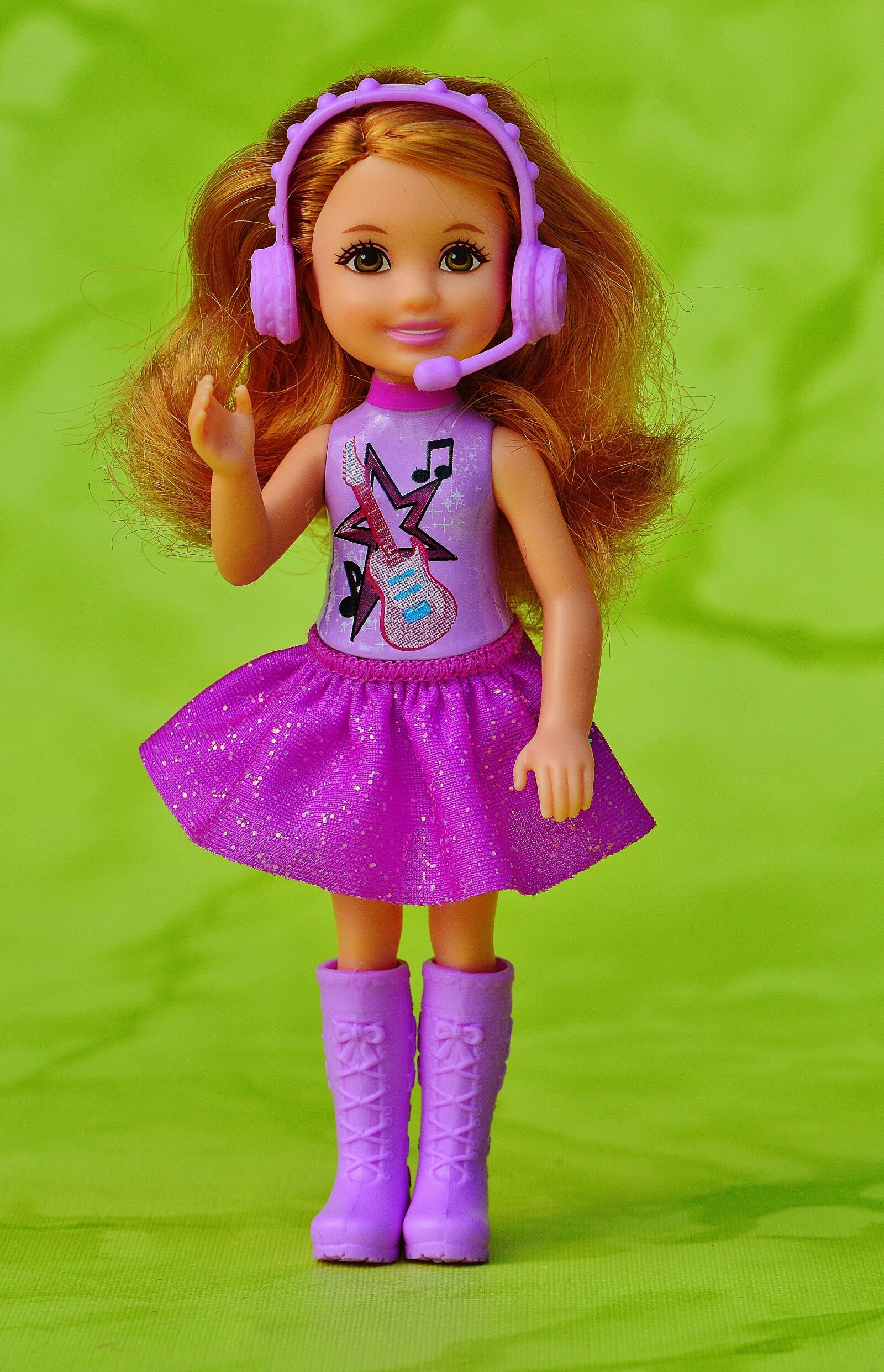 Nikon D3200 sample photo. Child, music, barbie photography
