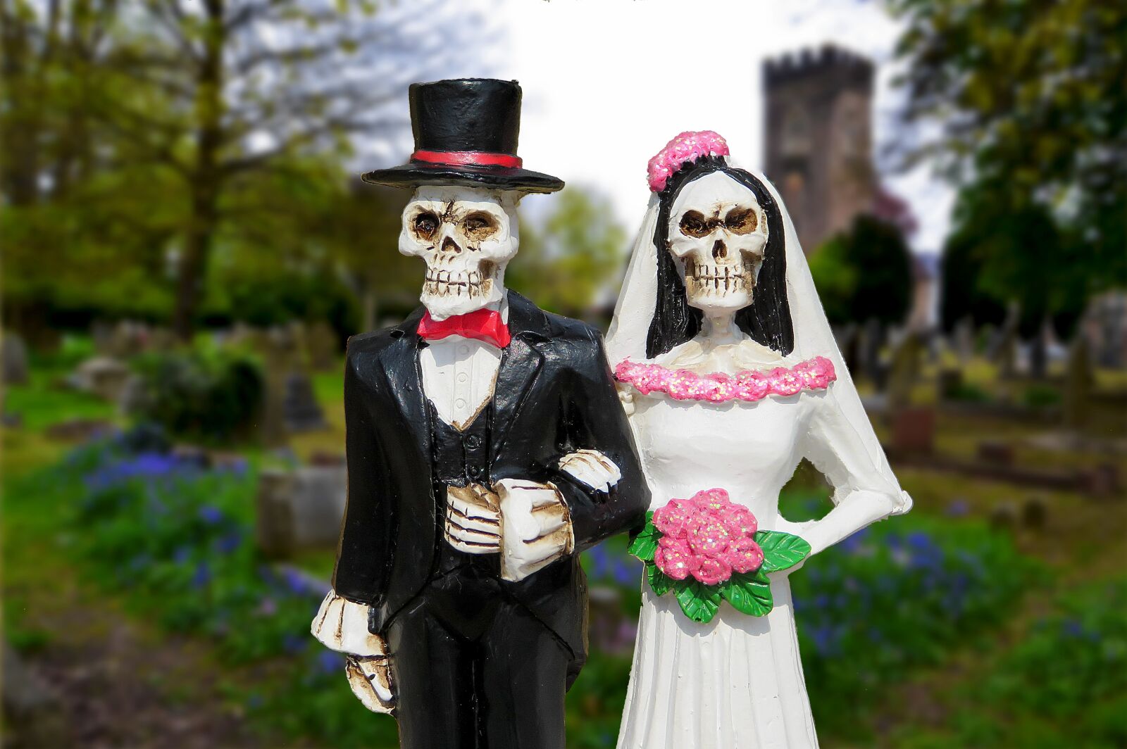 Canon PowerShot SX720 HS sample photo. Bride, groom, skeleton photography