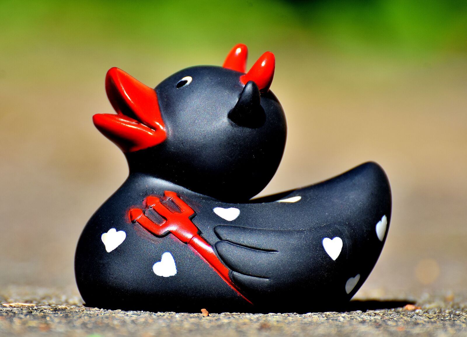 Nikon D7200 sample photo. Quietscheente, devil, duck photography