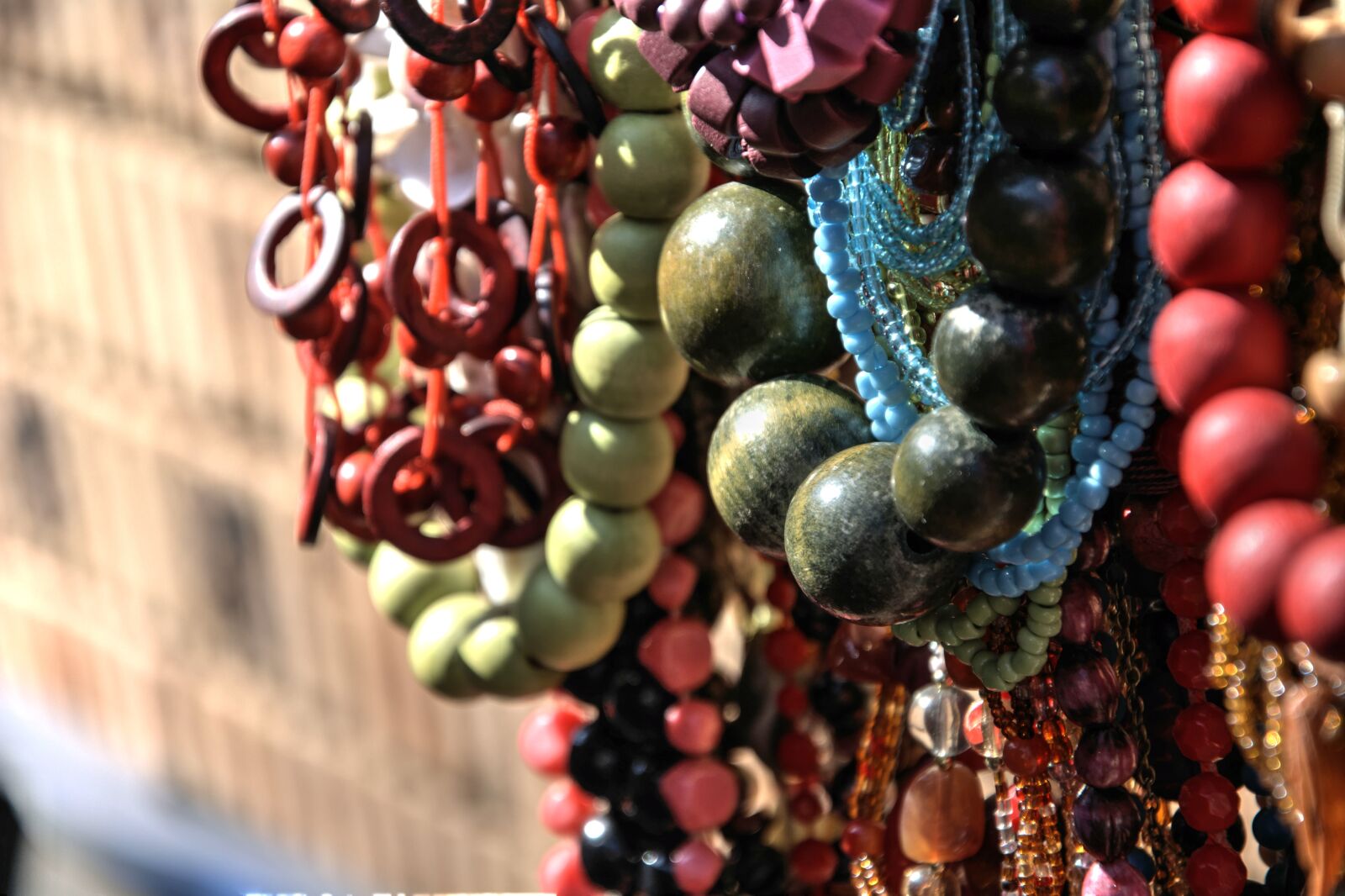 Nikon D5200 sample photo. Beads, hand craft, neck photography
