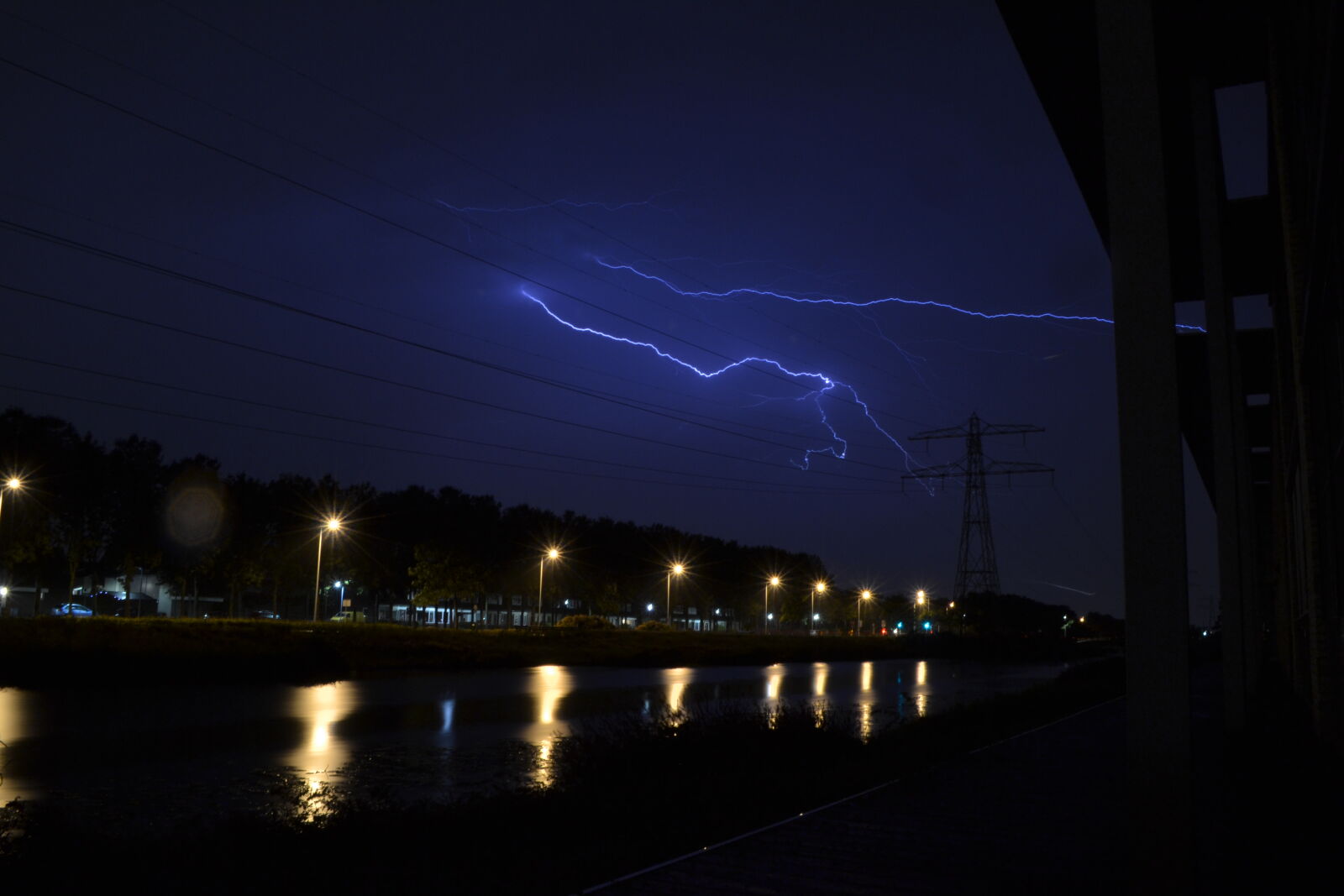Nikon D3100 sample photo. Bad, weather, lightning, lightning photography