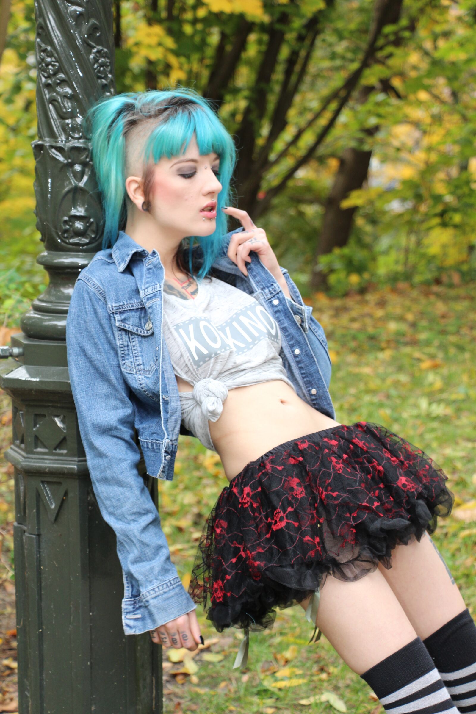 Canon EOS 700D (EOS Rebel T5i / EOS Kiss X7i) sample photo. Punk, style, stockings photography