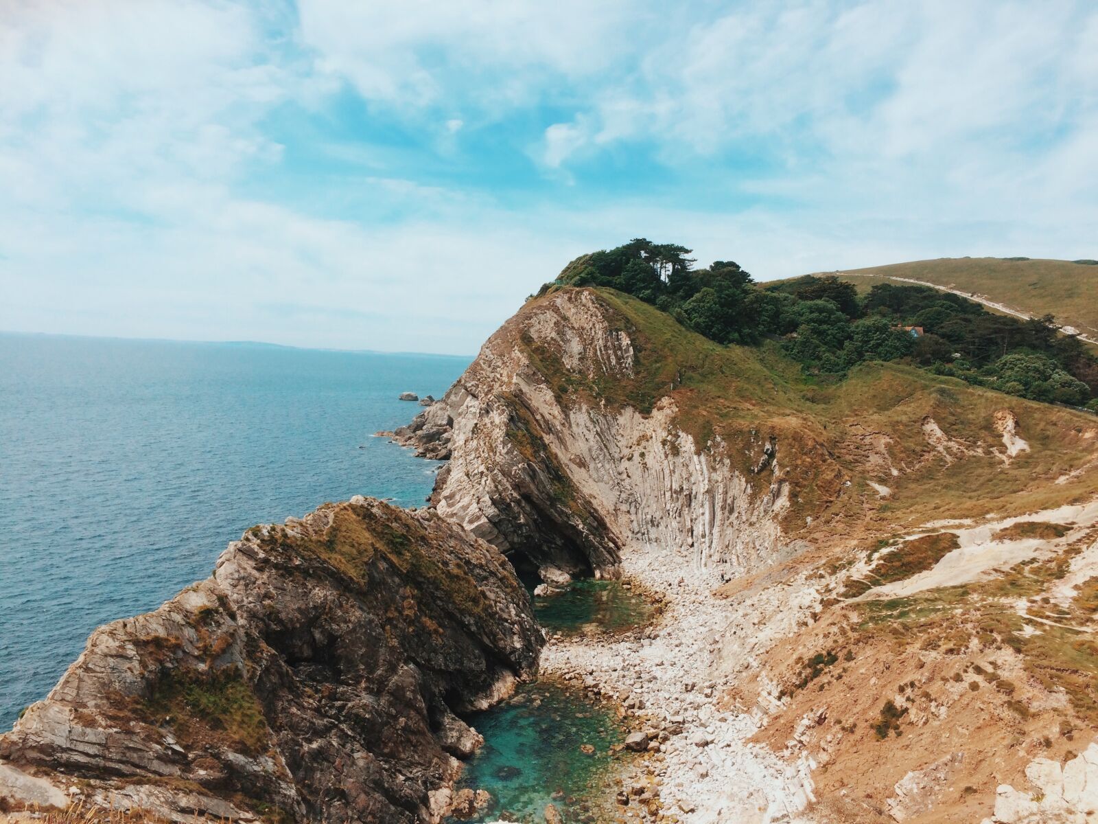 iPhone 5s back camera 4.15mm f/2.2 sample photo. Jurassic coast, dorset, england photography
