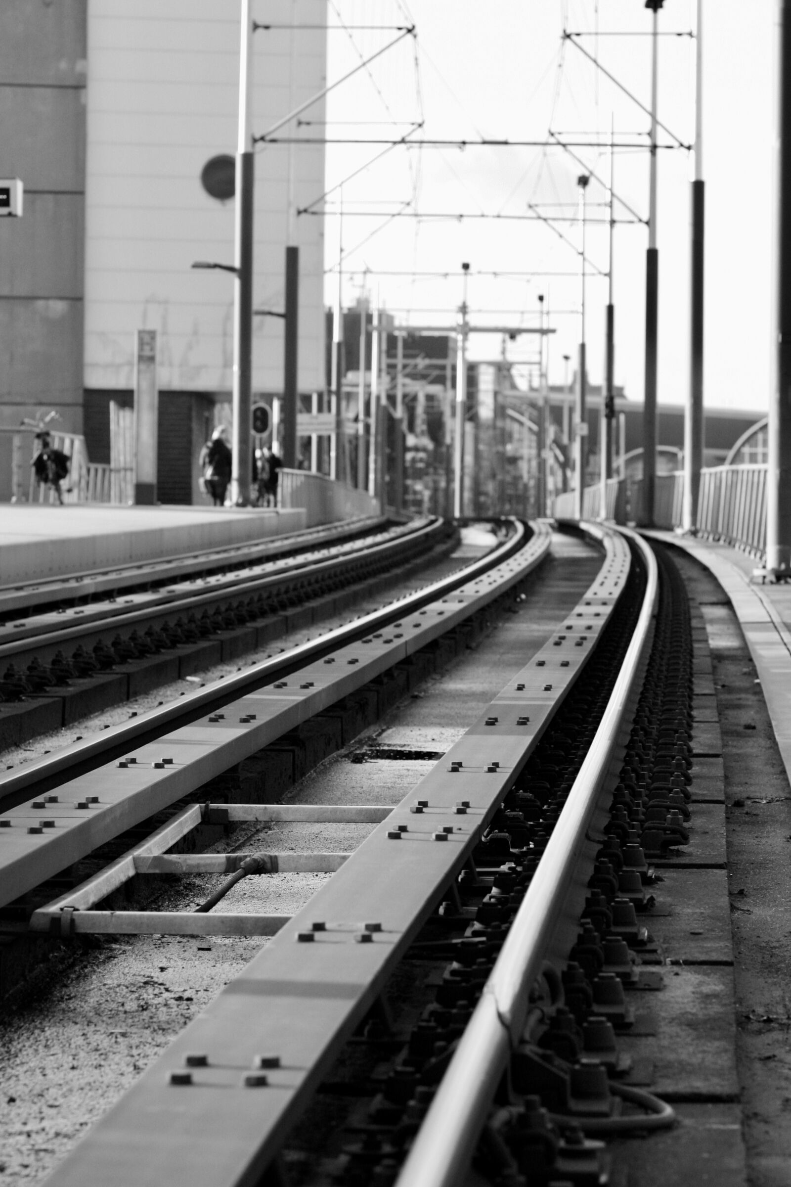 Canon EOS 30D sample photo. Rails, train, metro photography