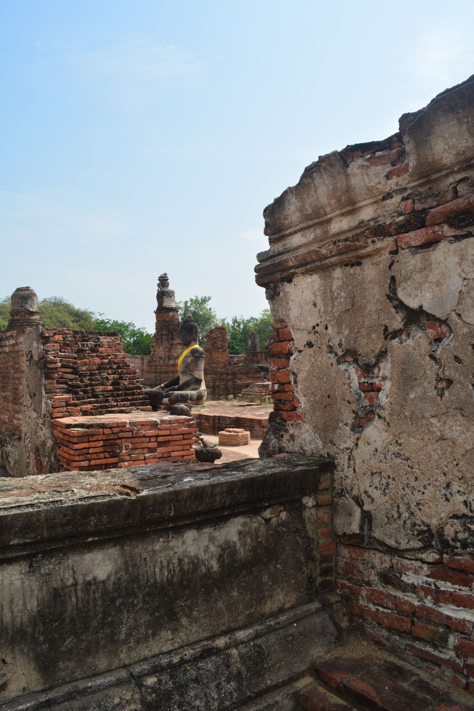 Nikon D5200 sample photo. Wall, thailand, temple photography