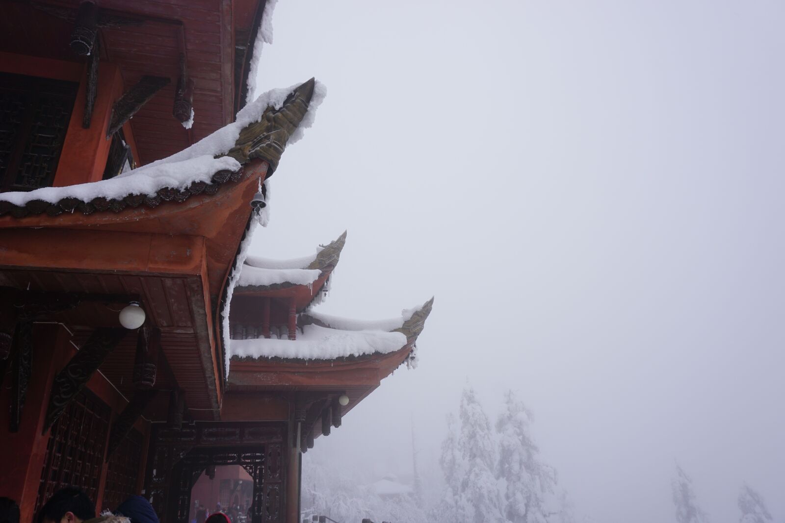 Sony a6000 sample photo. Temple, ancient architecture, snow photography