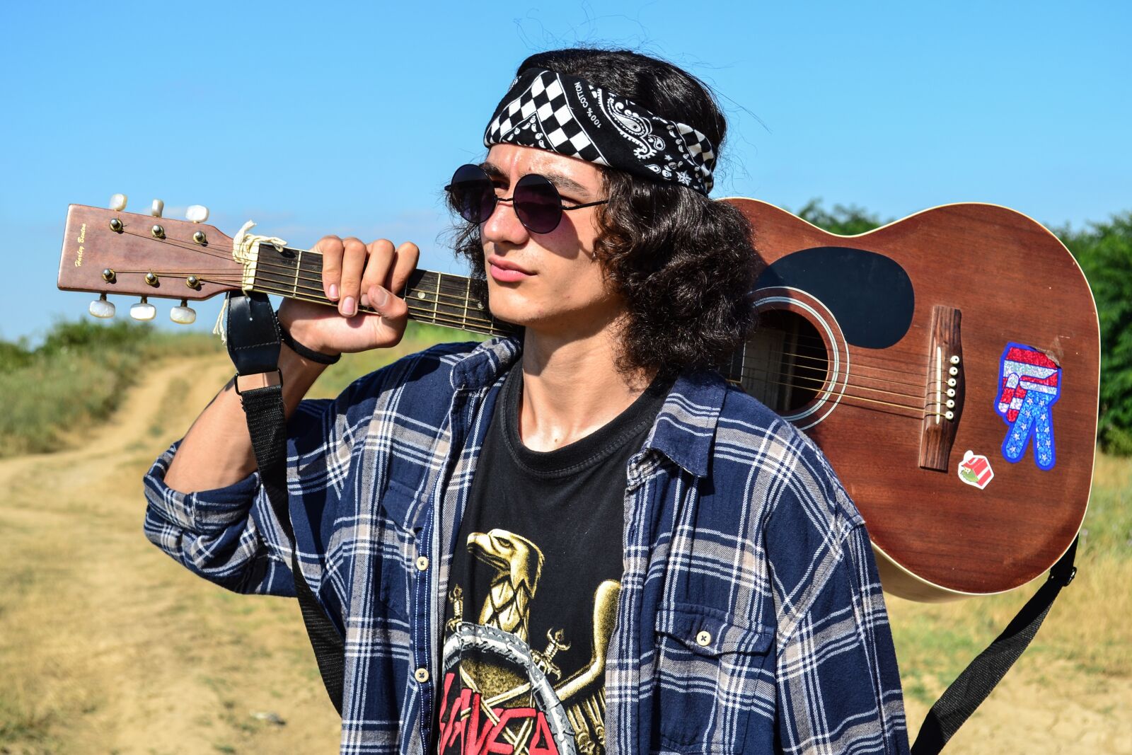 Nikon D3100 sample photo. Rock, freedom, guitar photography