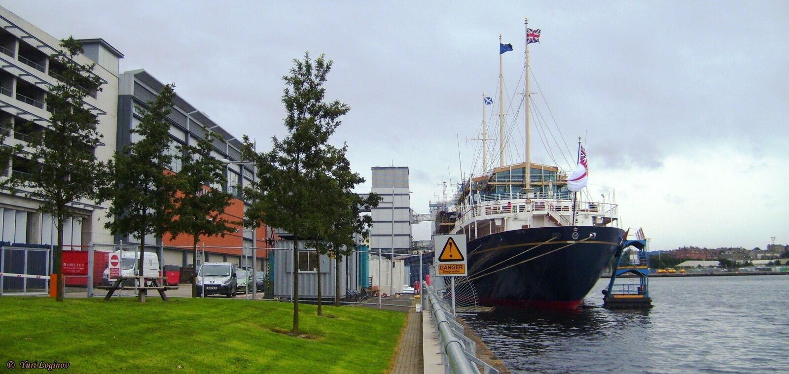 Samsung Digimax S700 / Kenox S700 / Digimax Cyber 730 sample photo. Edinburgh, royal, yacht, britannia photography