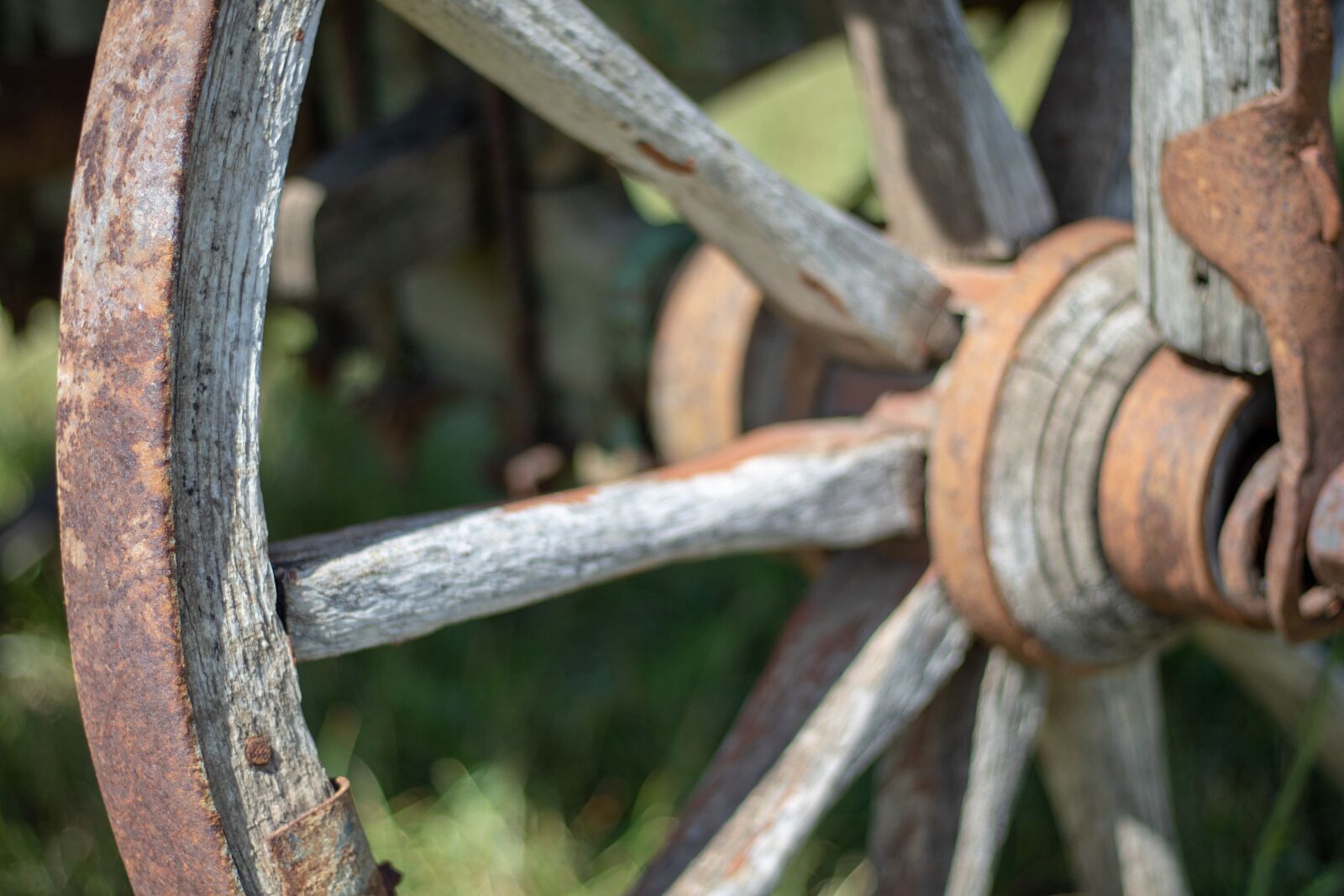 Canon EOS 750D (EOS Rebel T6i / EOS Kiss X8i) sample photo. Wheel, rust, old photography