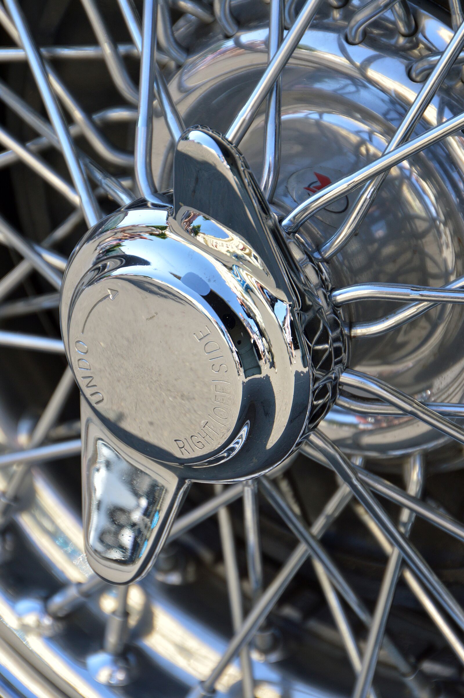 Nikon D3200 sample photo. Wheel, chrome, steel photography