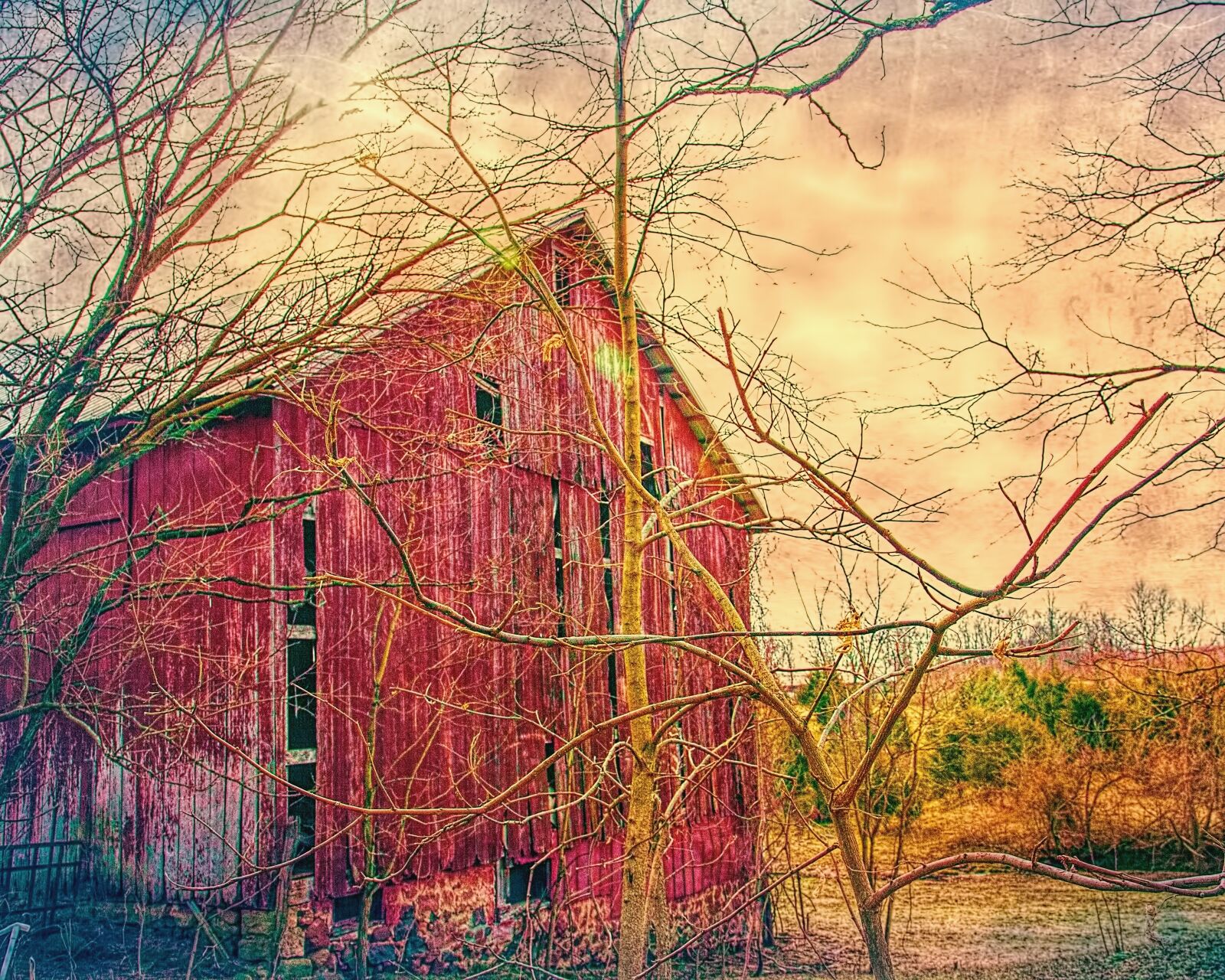 Canon EOS 5D Mark II sample photo. Barn, barns, rustic photography