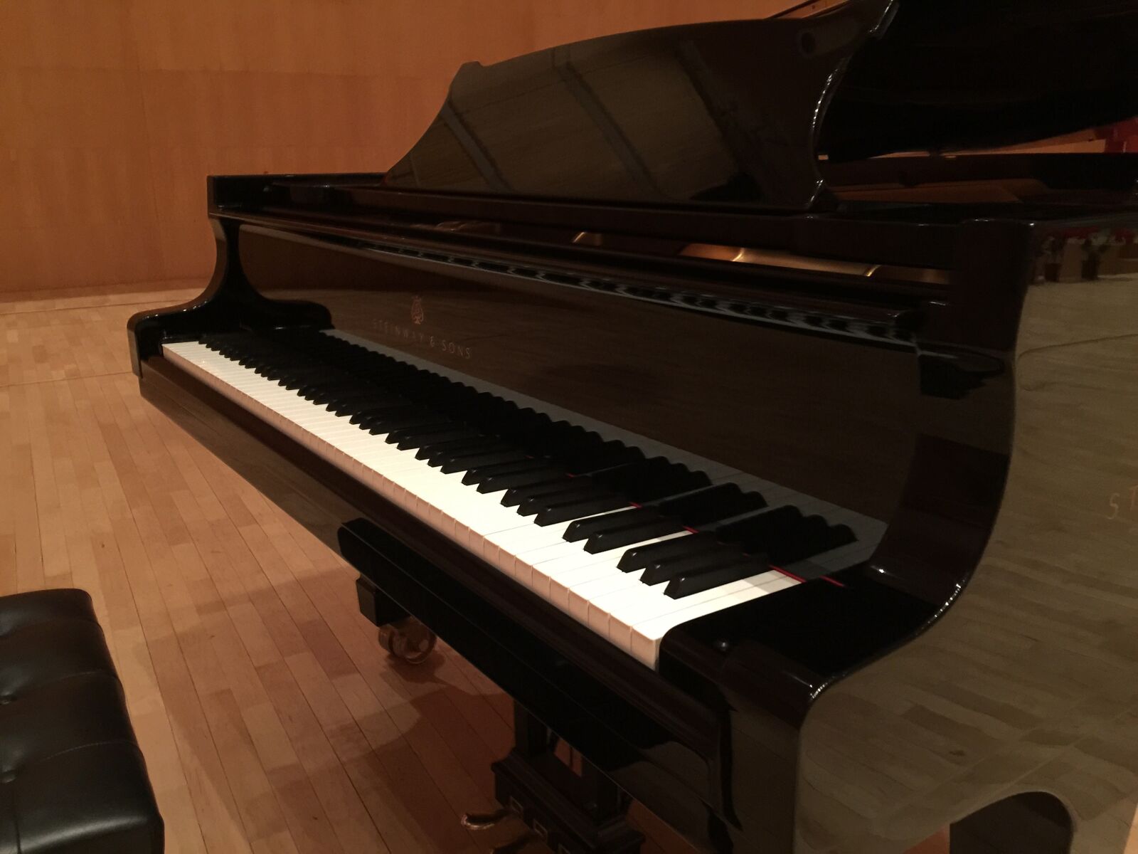 iPhone 6 Plus back camera 4.15mm f/2.2 sample photo. Piano, concert hall, steinway photography