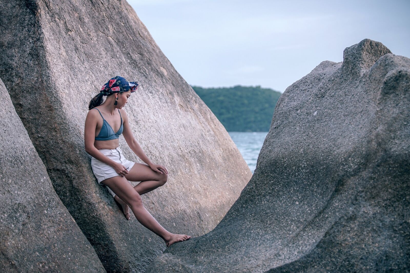 Sigma 70-200mm F2.8 EX DG HSM APO Macro sample photo. Girl, beach, bikini photography