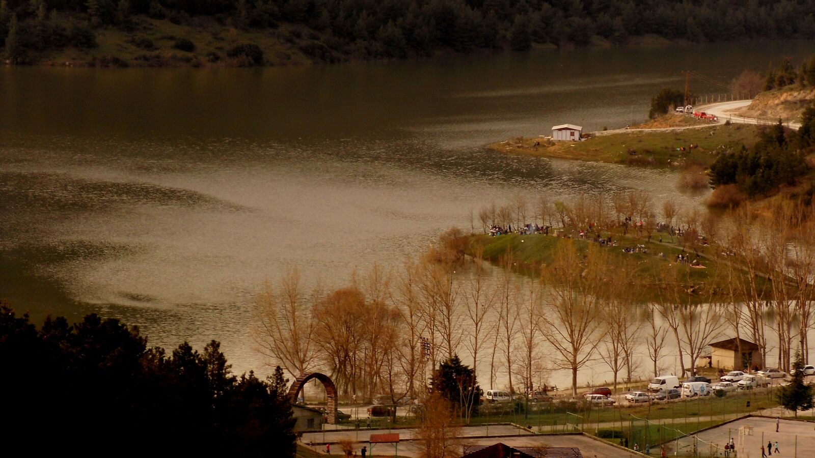 Samsung PL60 / VLUU PL60 /  SL420 sample photo. Dam, lake, landscape photography