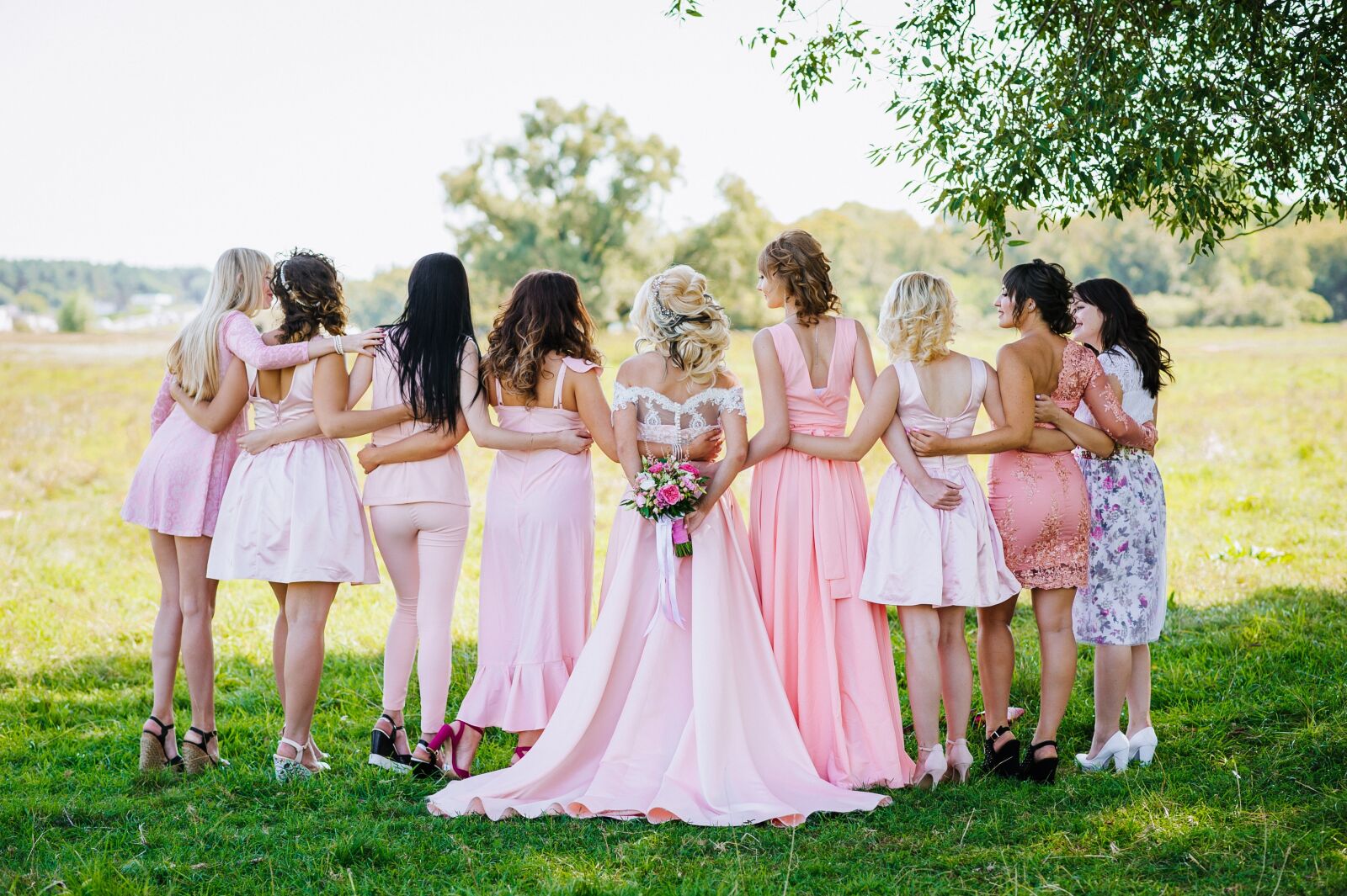 Nikon D700 sample photo. Woman, bridal party, lineup photography
