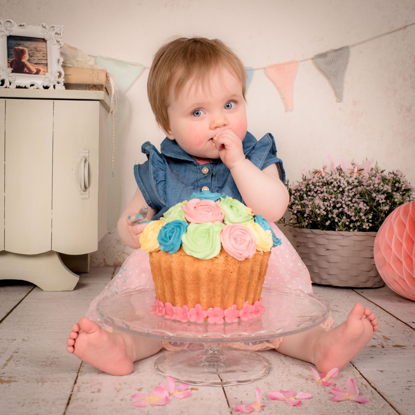 Nikon D800 sample photo. Cake, birthday, baby photography
