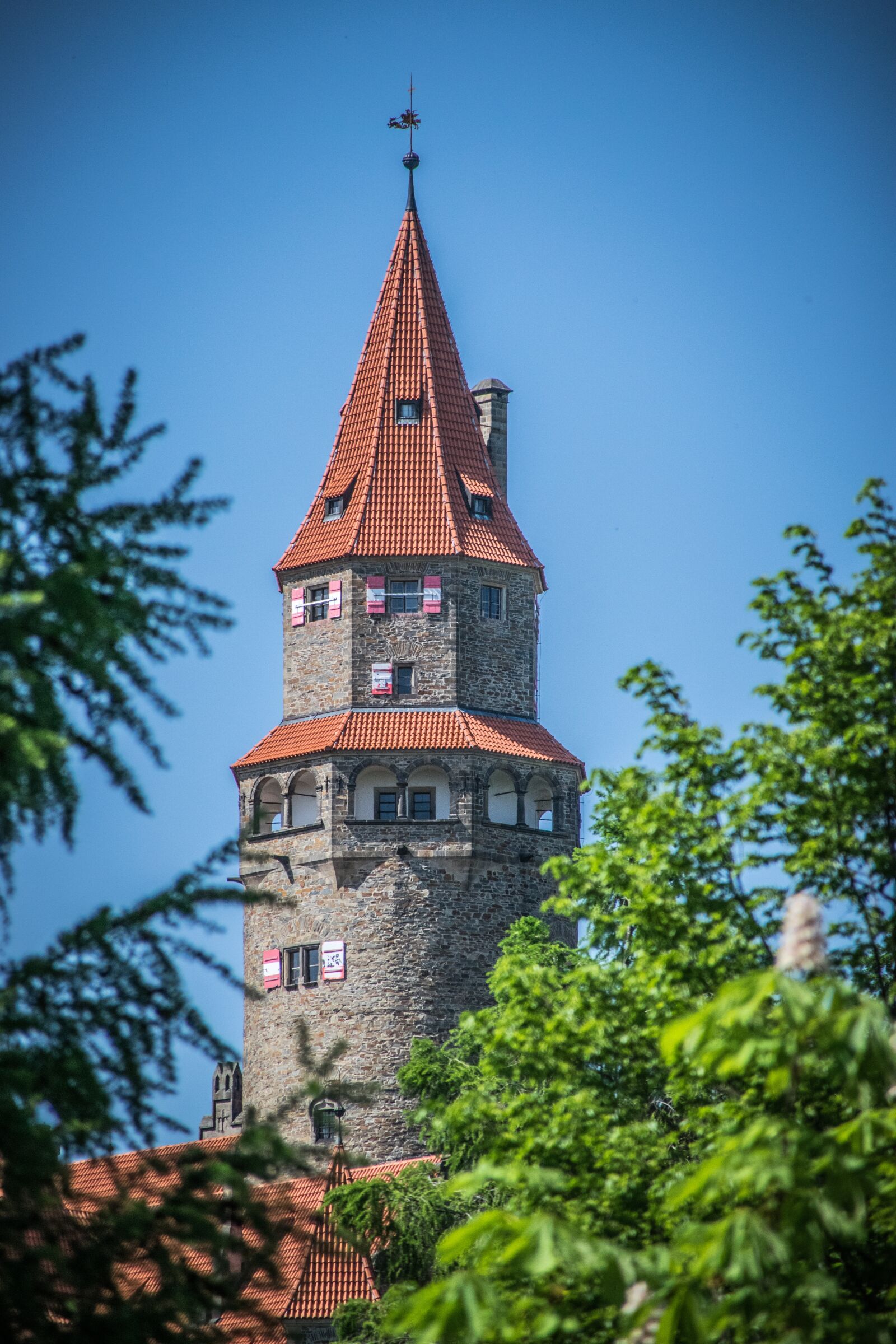 Nikon D5300 sample photo. Castle tower, historical landmark photography