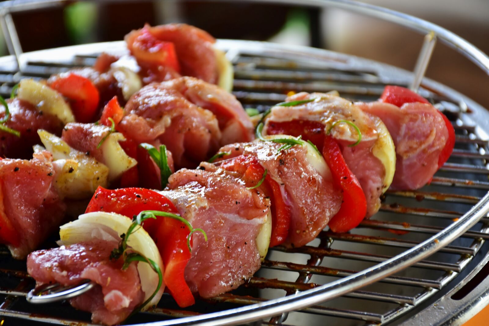 Nikon D7200 sample photo. Meat, meat skewer, barbecue photography