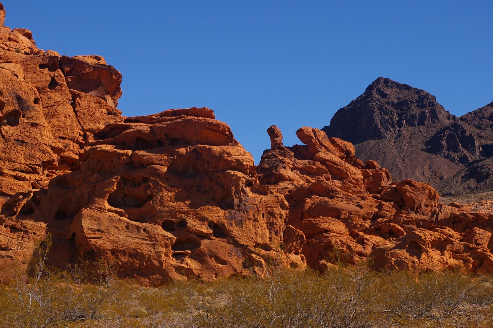 Pentax K100D Super sample photo. Valley of fire, nevada photography