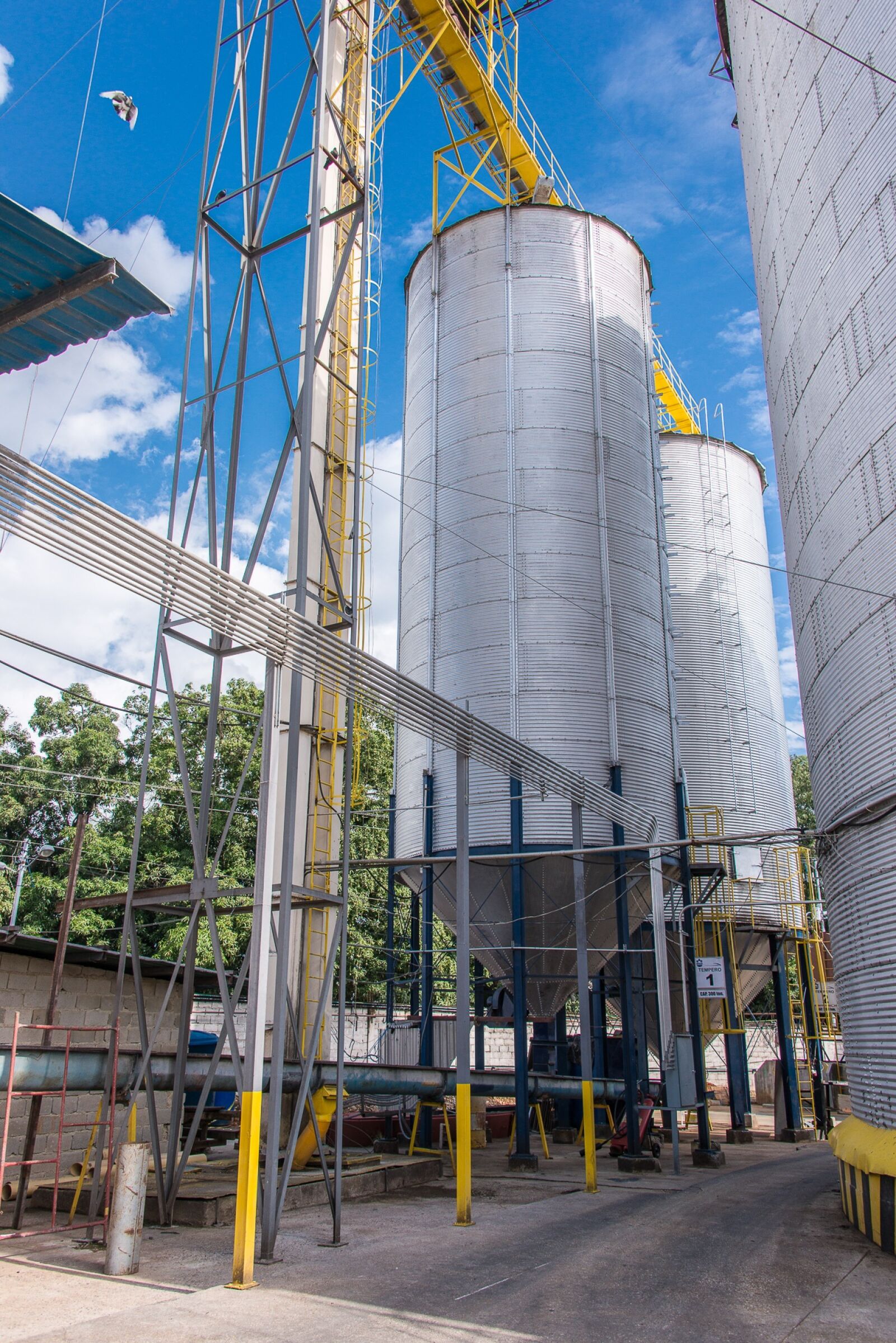Nikon D800E sample photo. Storage silos, storage flour photography
