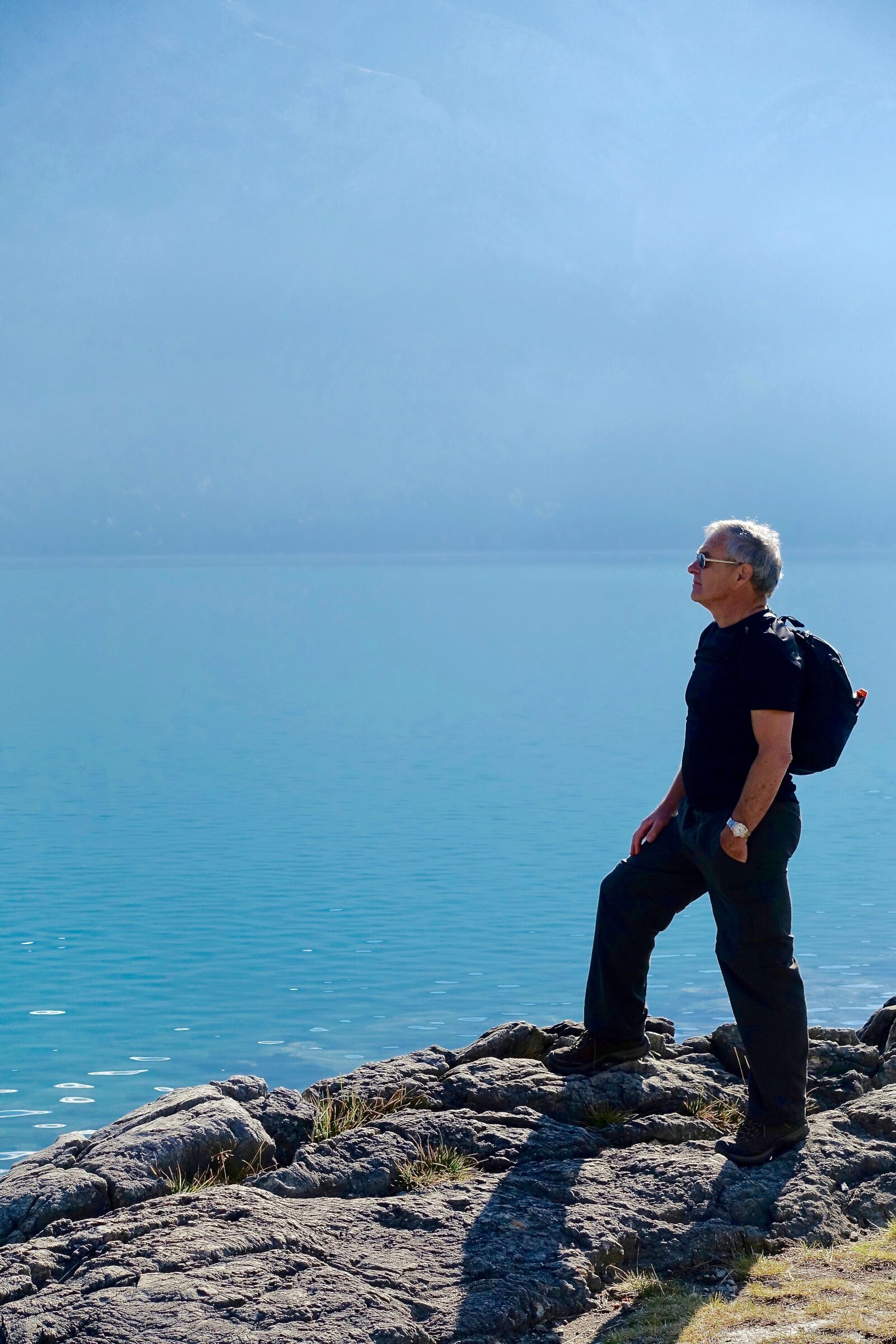 Sony Cyber-shot DSC-RX100 III sample photo. Hiker, contemplation, outlook photography