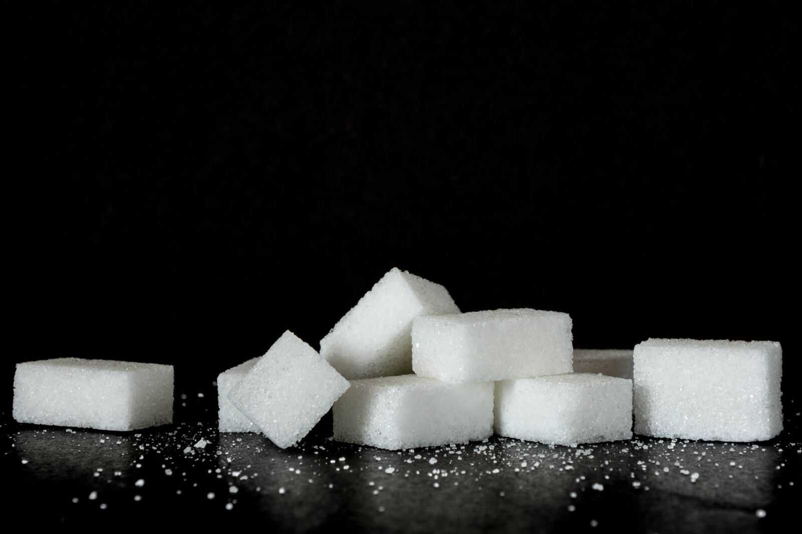 Nikon D7200 sample photo. Sugar, sweets, black background photography