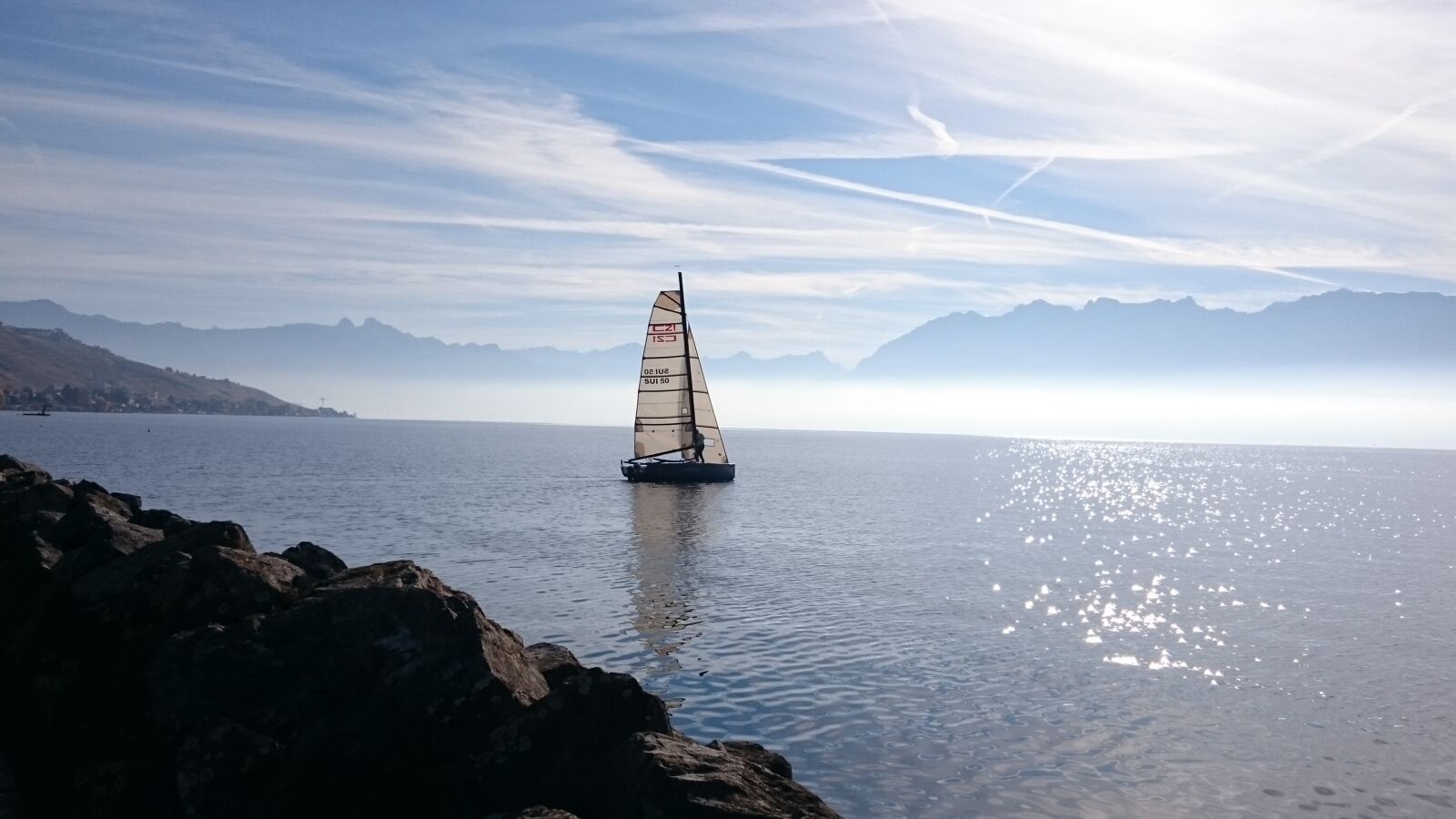 Sony Xperia Z3 sample photo. Sailboat, geneva, lake photography
