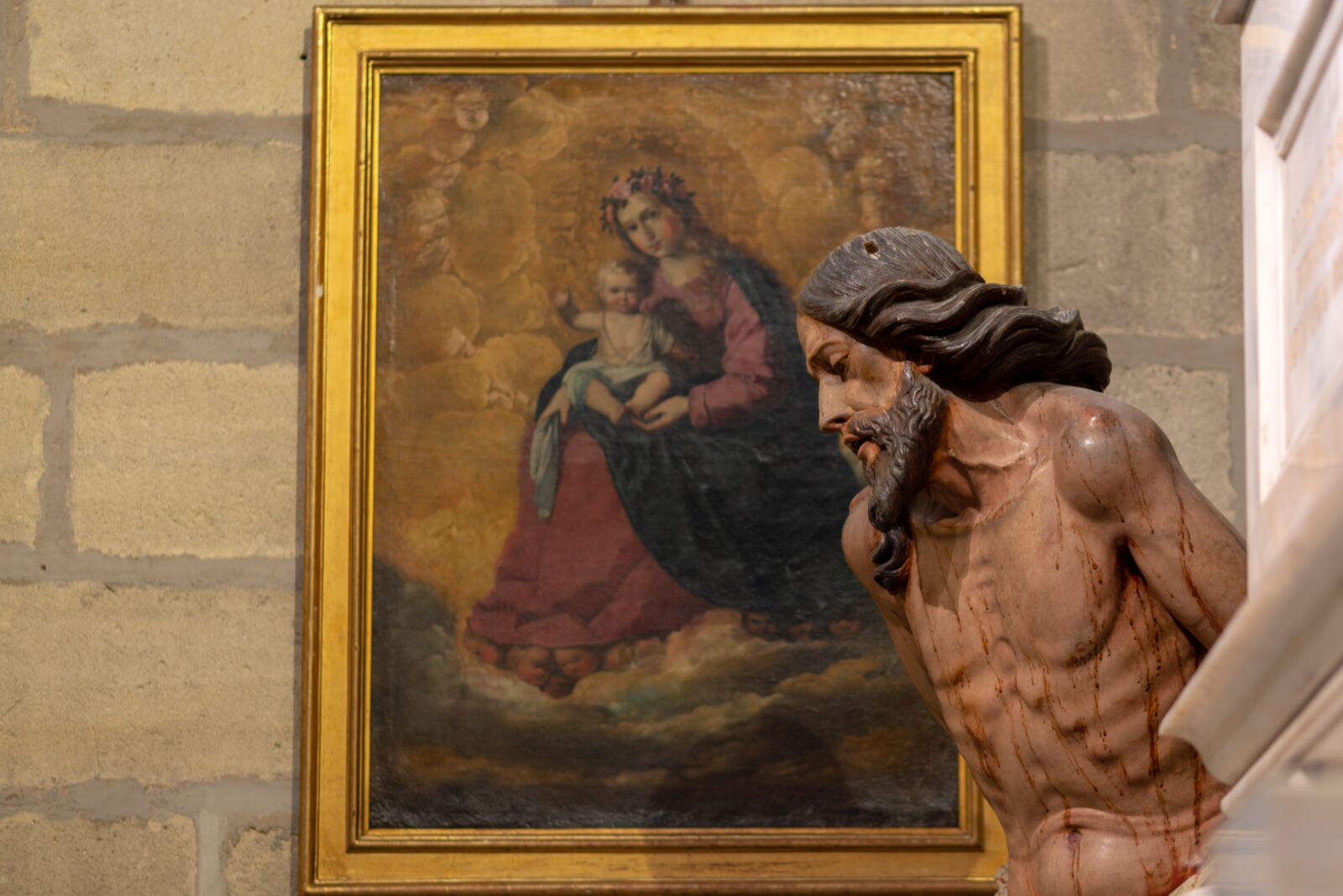 Nikon D800 sample photo. Jesus, mary, sculpture photography
