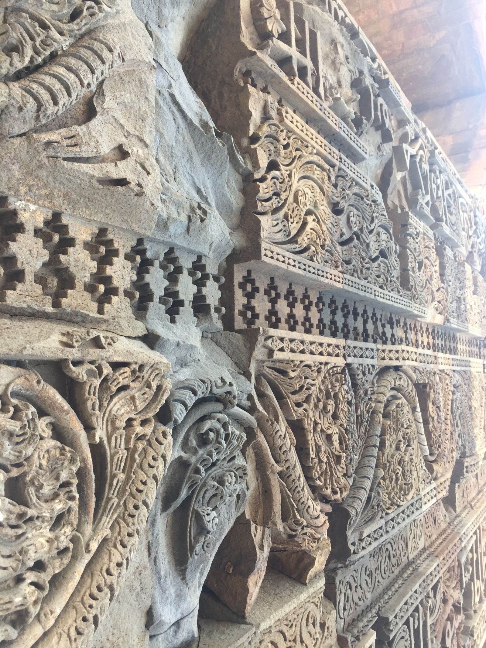 Apple iPhone 6 sample photo. Kutub minar, ancient, structure photography