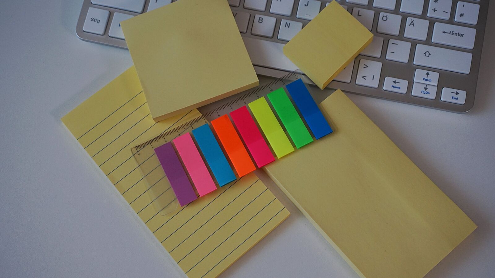 Sony Alpha a5000 (ILCE 5000) sample photo. Postit, sticky notes, adhesive photography