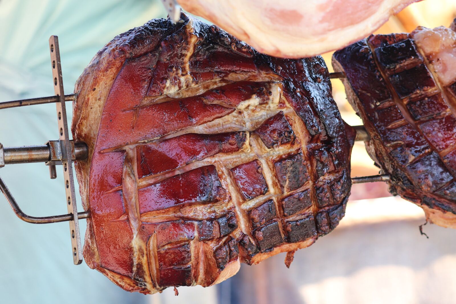 Canon EOS 200D (EOS Rebel SL2 / EOS Kiss X9) sample photo. Spit roast, roast pork photography