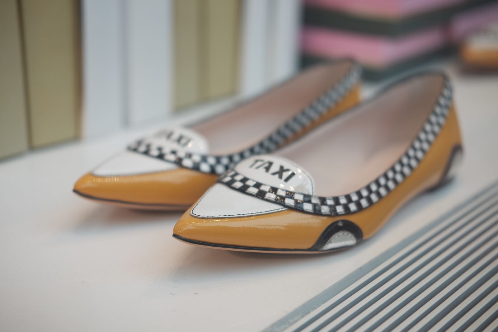 Fujifilm XF 35mm F2 R WR sample photo. Taxi, shoes, fashion photography