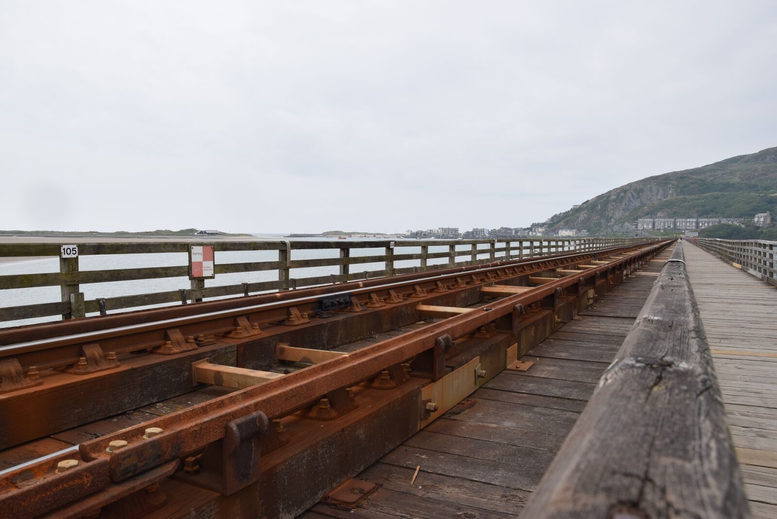 Nikon D5300 sample photo. Bridge, wales, tracks photography
